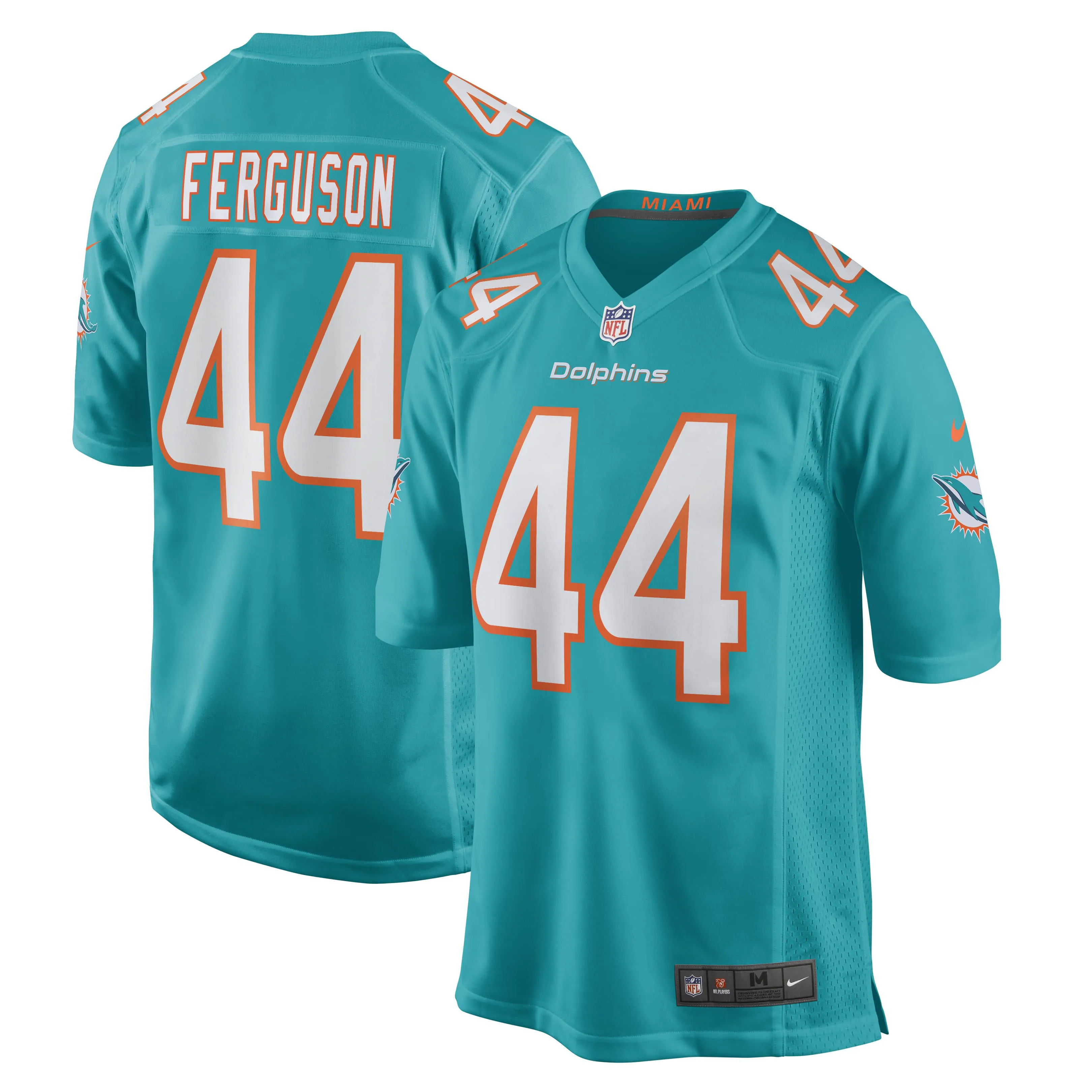 Blake Ferguson Miami Dolphins  Game Player Jersey - Aqua