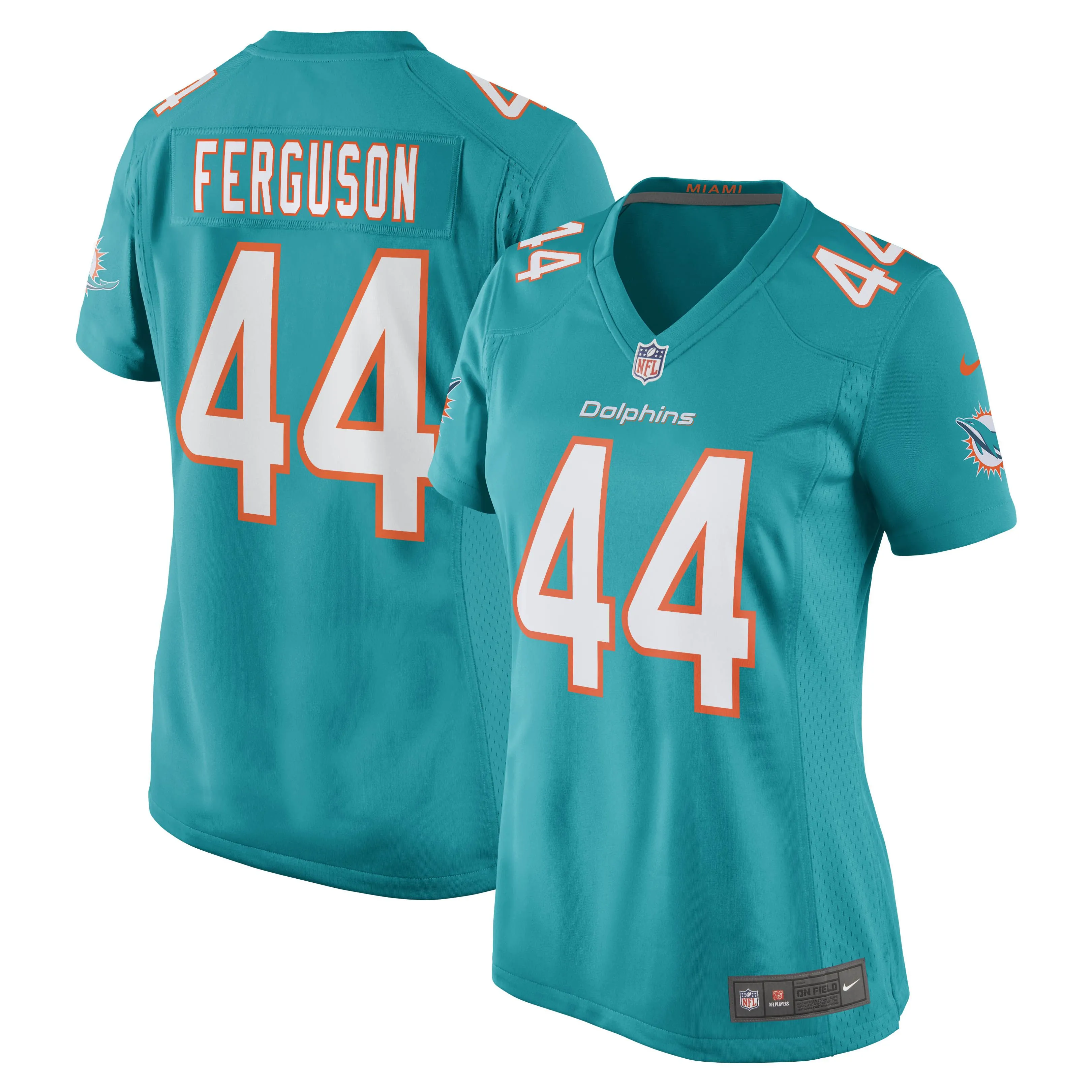 Blake Ferguson Miami Dolphins  Women's Game Player Jersey - Aqua