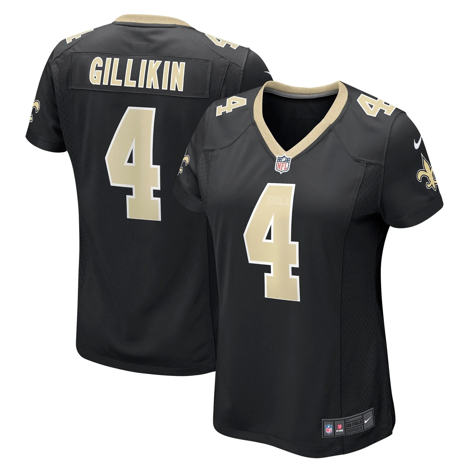 Blake Gillikin New Orleans Saints  Women's Game Player Jersey - Black