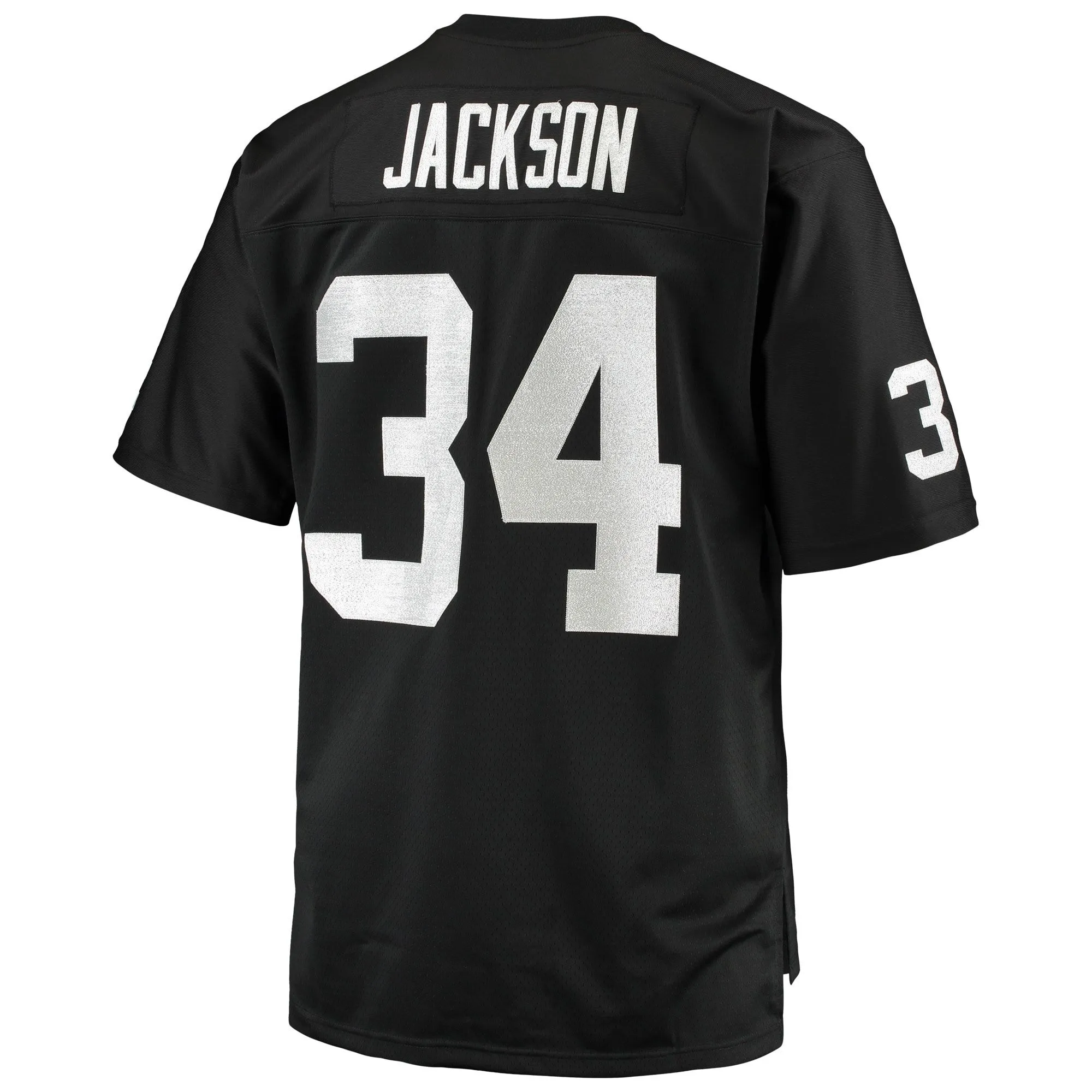 Bo Jackson Las Vegas Raiders Mitchell & Ness Big & Tall 1988 Retired Player Replica Jersey - Black