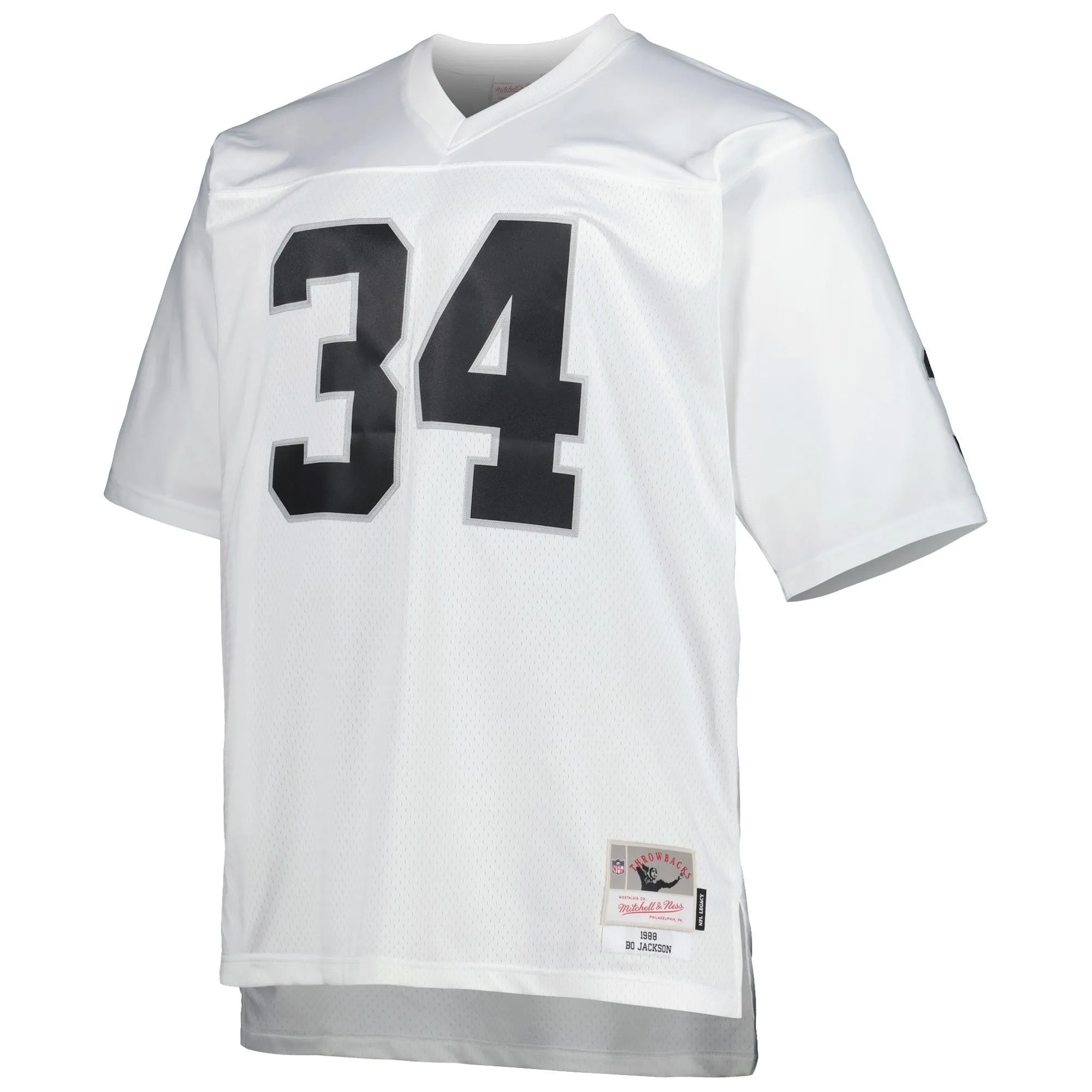 Bo Jackson Las Vegas Raiders Mitchell & Ness Big & Tall 1988 Retired Player Replica Jersey - White