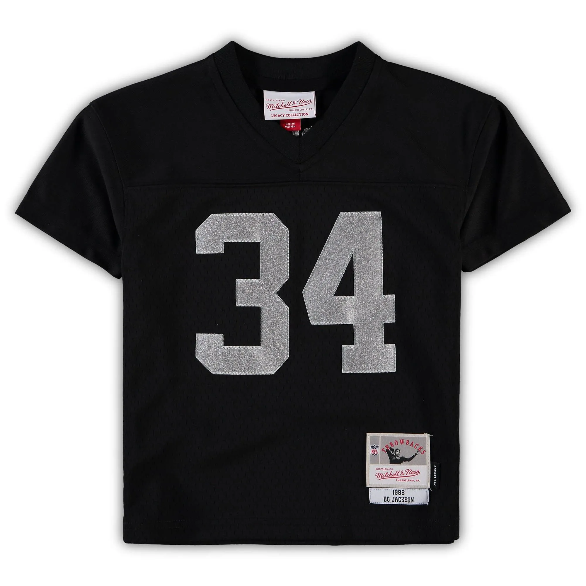 Bo Jackson Las Vegas Raiders Mitchell & Ness Preschool 1988 Retired Player Legacy Jersey - Black