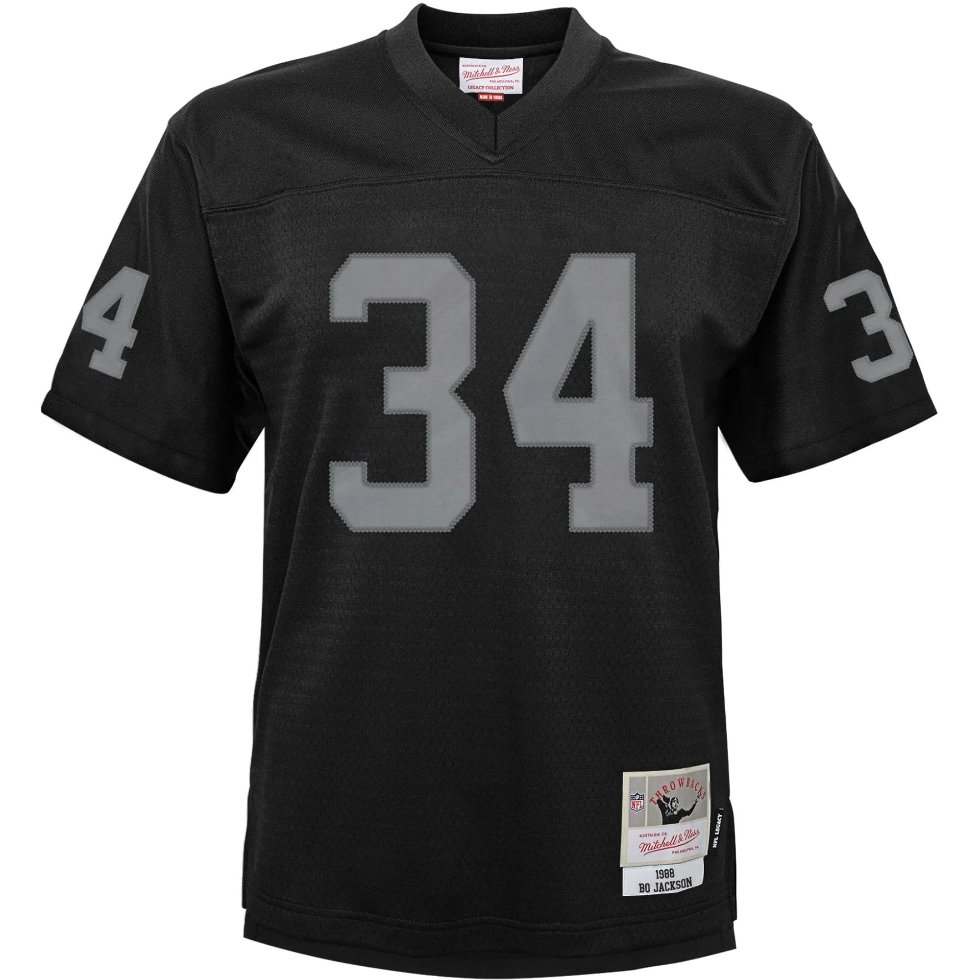 Bo Jackson Las Vegas Raiders Mitchell & Ness Toddler 1988 Retired Legacy Jersey - Black