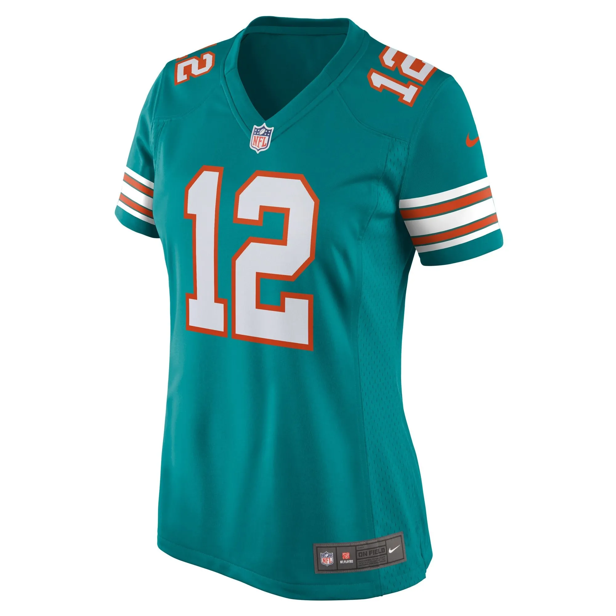 Bob Griese Miami Dolphins  Women's Retired Player Jersey - Aqua