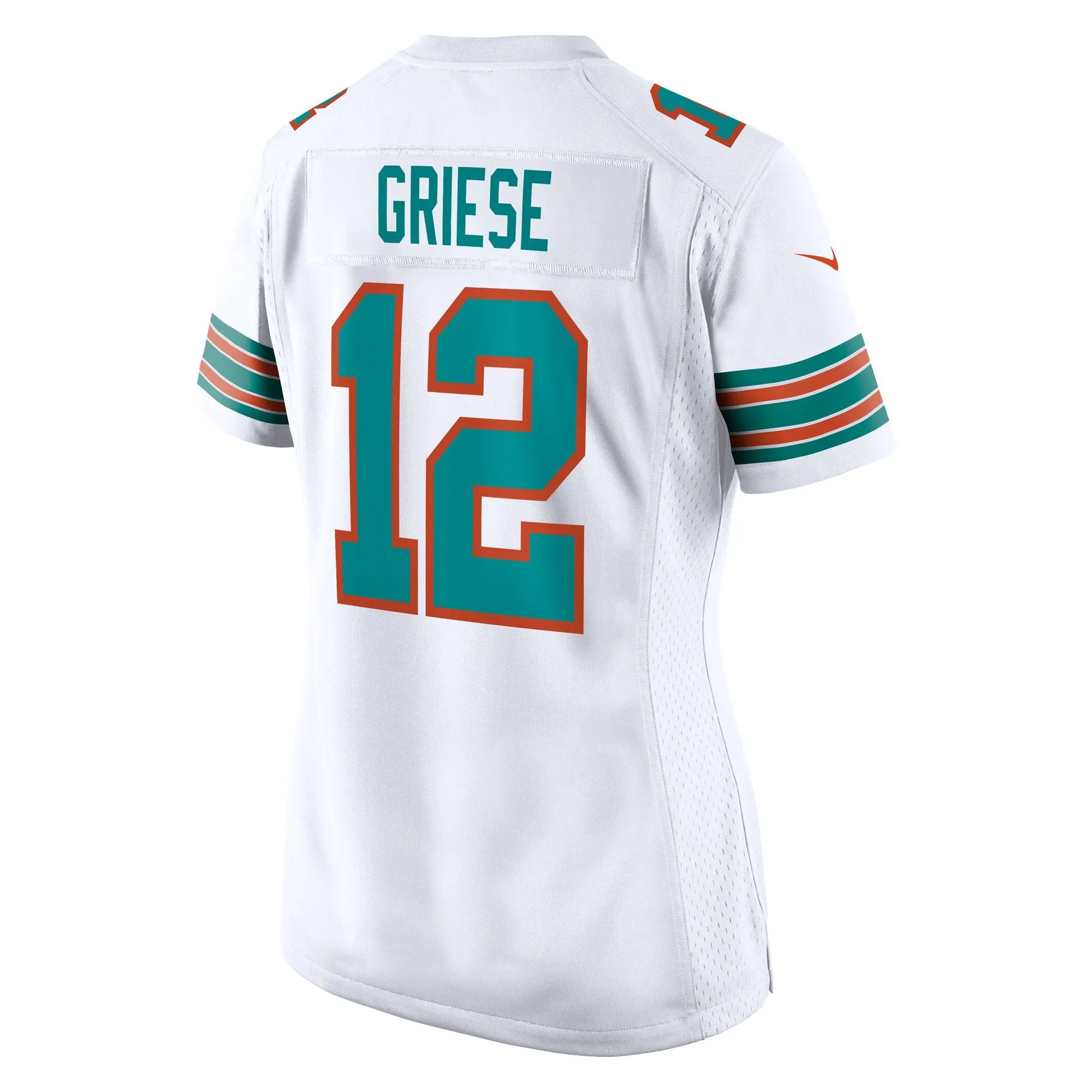 Bob Griese Miami Dolphins  Women's Retired Player Jersey - White