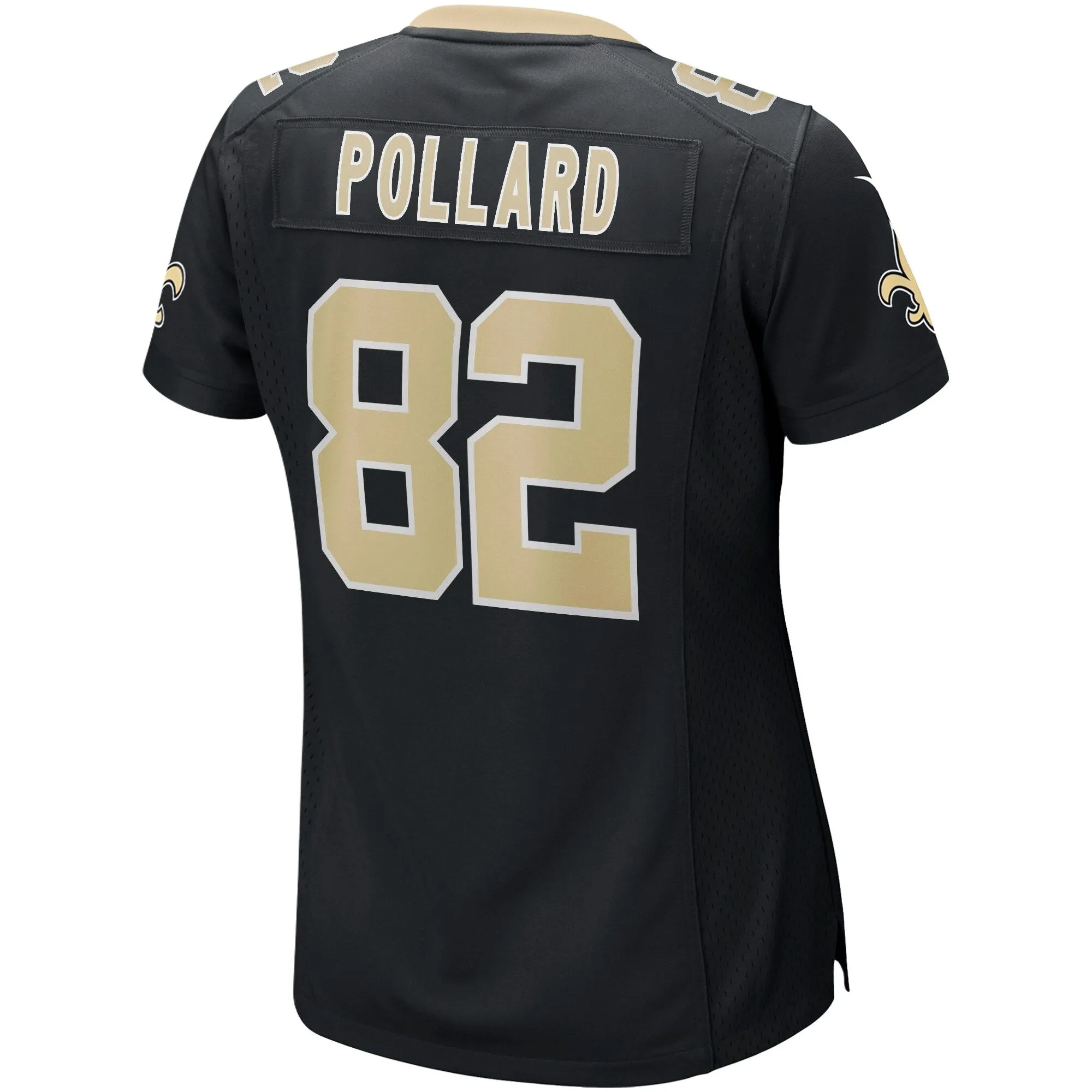 Bob Pollard New Orleans Saints  Women's Game Retired Player Jersey - Black