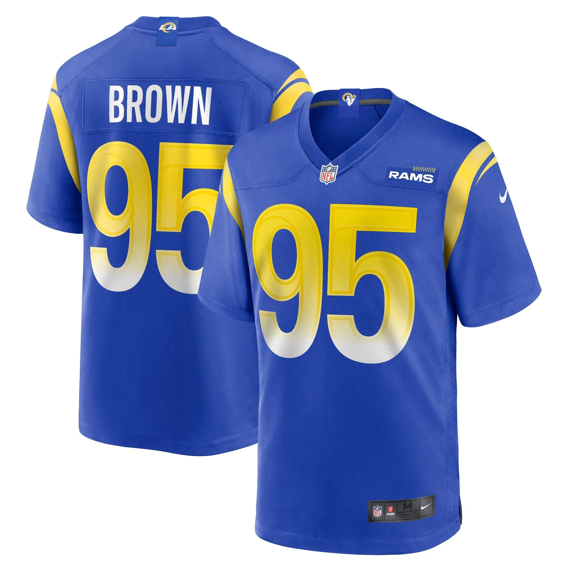 Bobby Brown III Los Angeles Rams  Team Game Jersey -  Royal