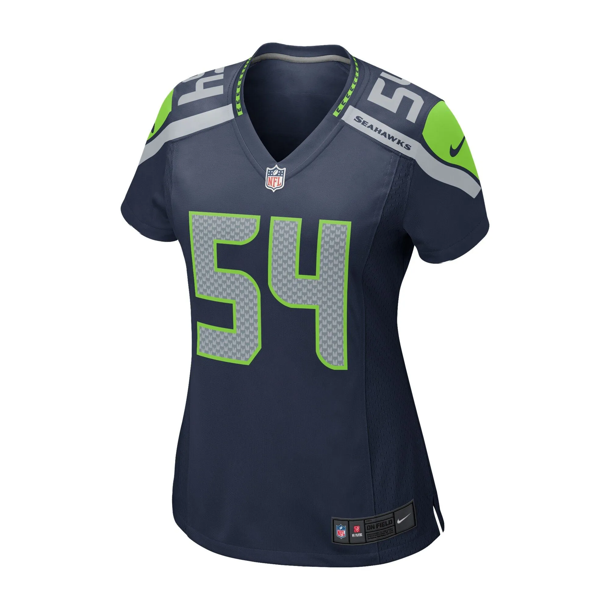 Bobby Wagner Seattle Seahawks  Women's Game Jersey - College Navy