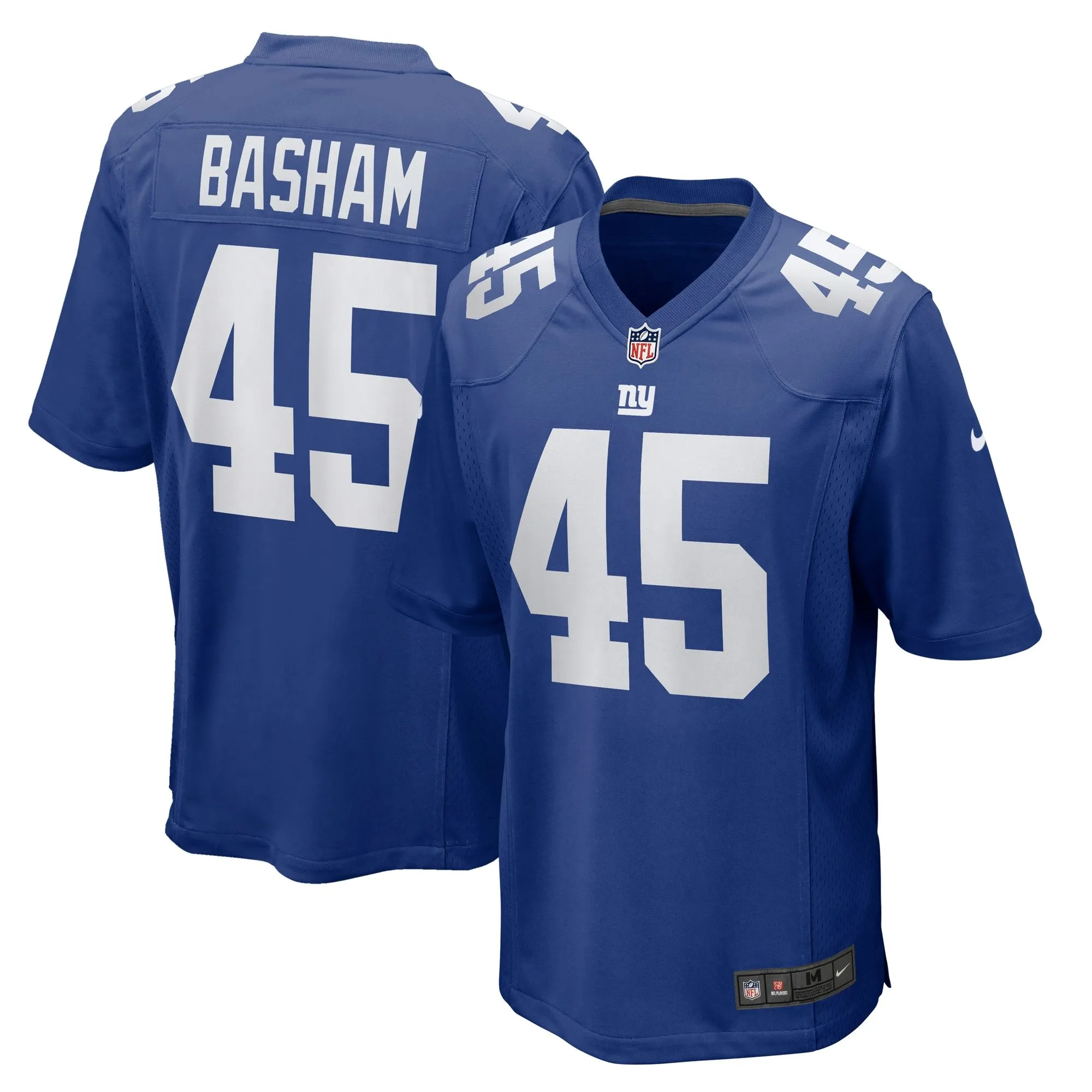 Boogie Basham New York Giants   Game Jersey -  Royal