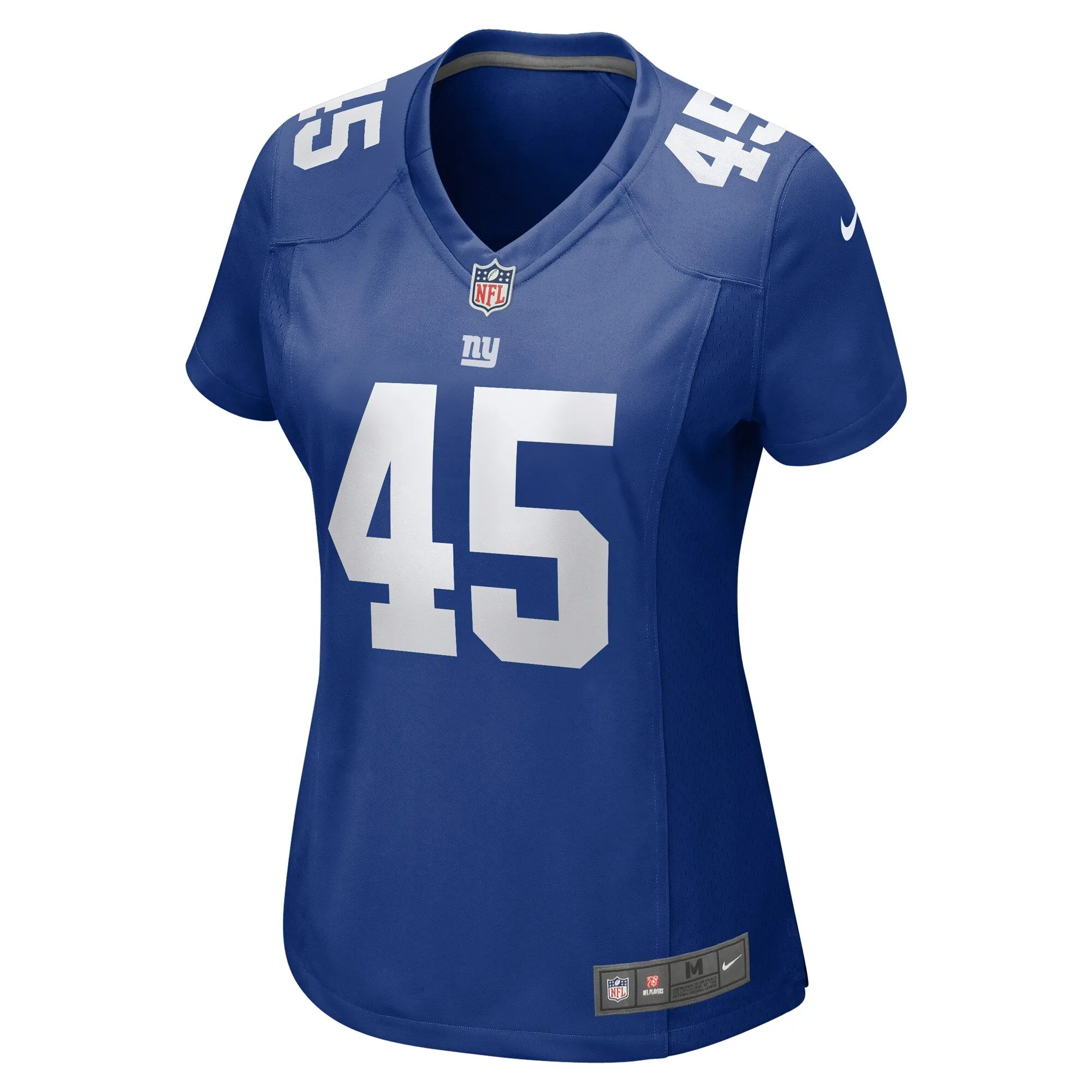 Boogie Basham New York Giants  Women's  Game Jersey -  Royal