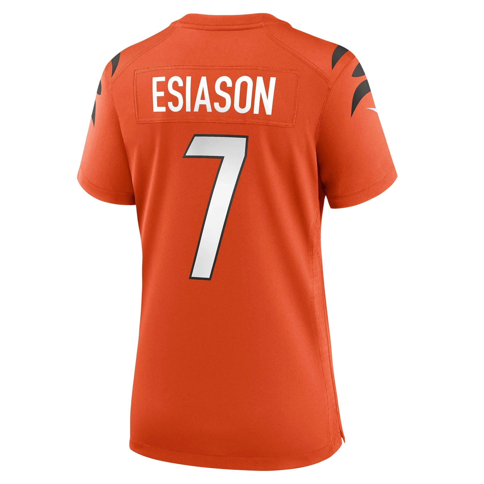 Boomer Esiason Cincinnati Bengals  Women's Retired Game Jersey - Orange