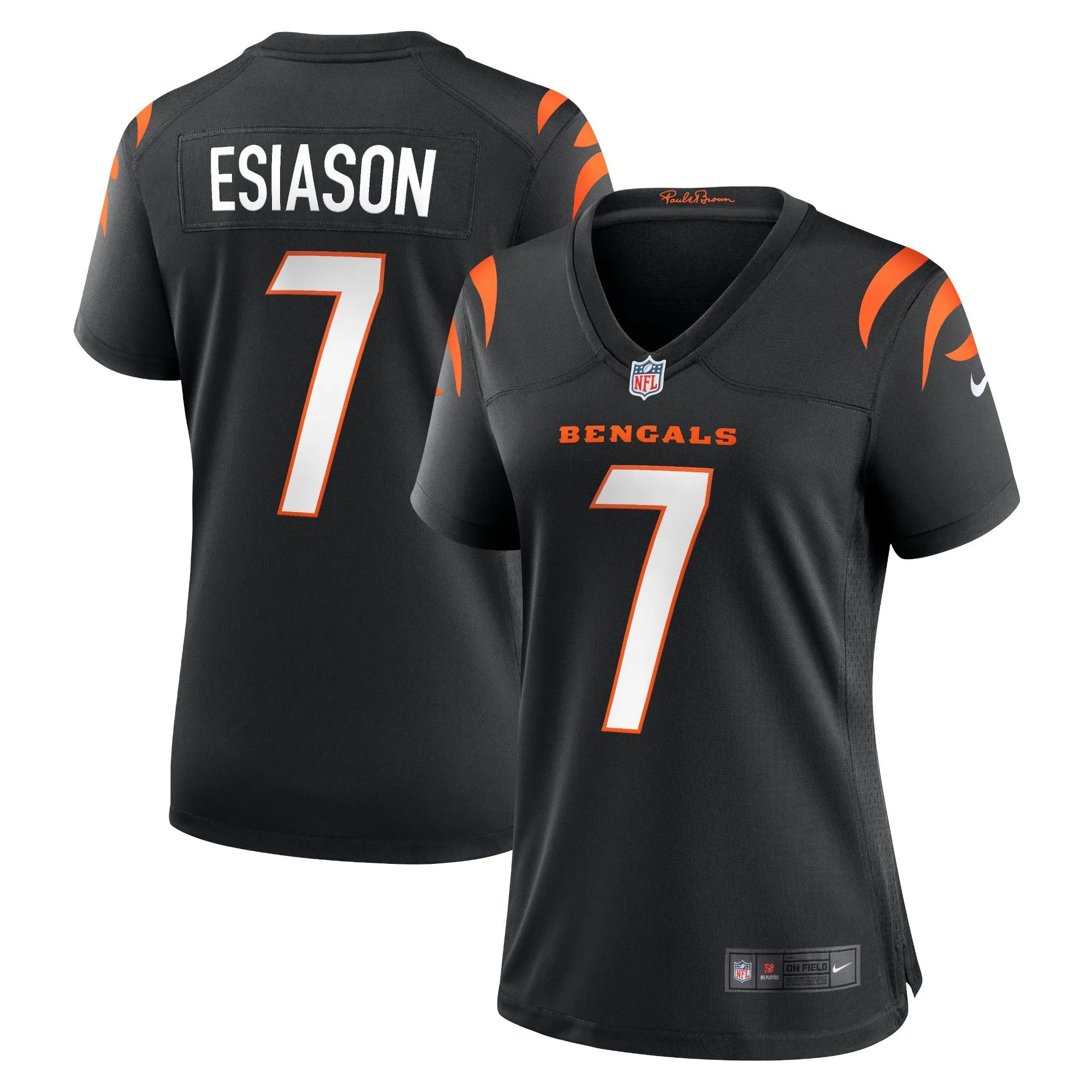 Boomer Esiason Cincinnati Bengals  Women's Retired Player Jersey - Black