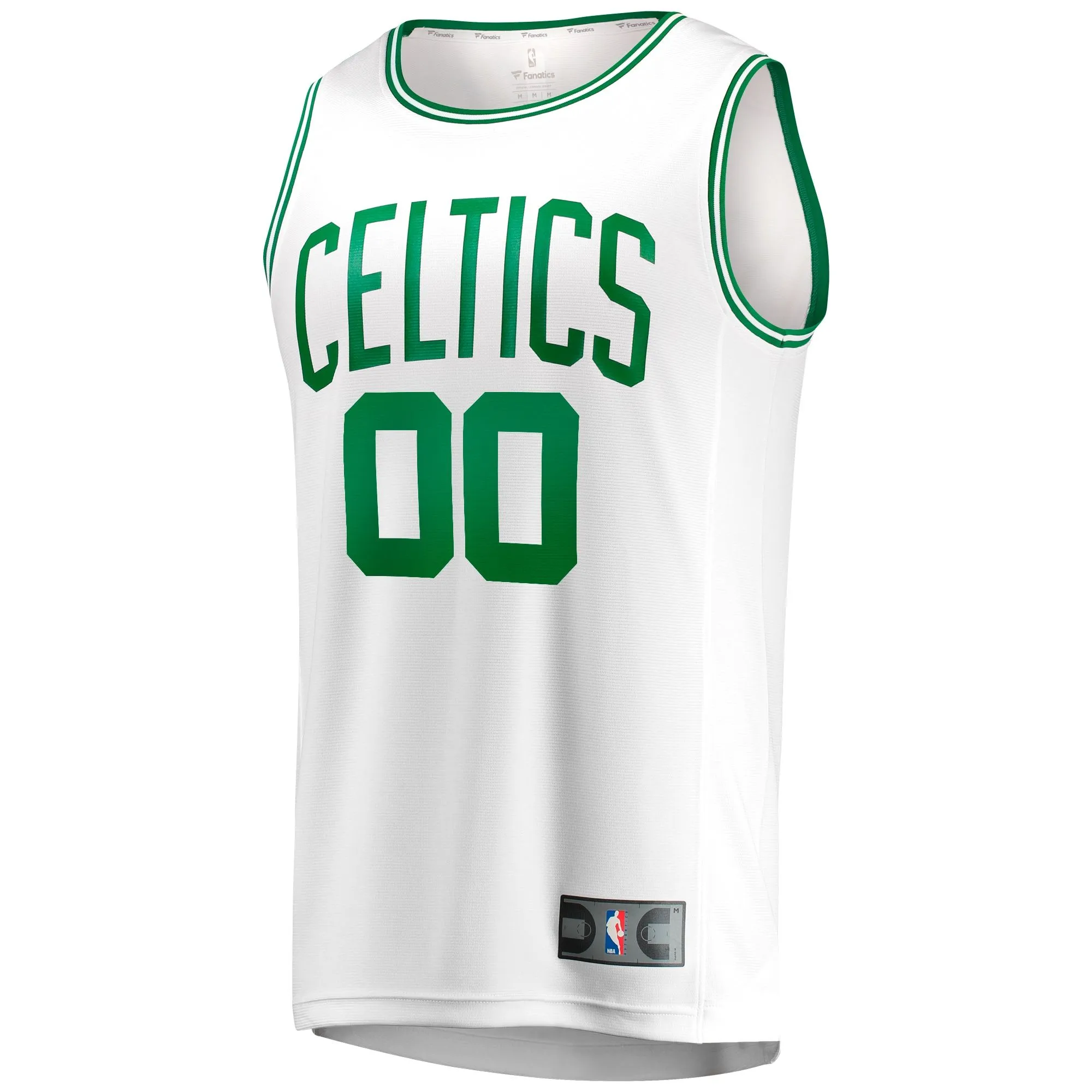 Boston Celtics Fanatics Branded Youth Fast Break Replica Custom Jersey - Association Edition - White