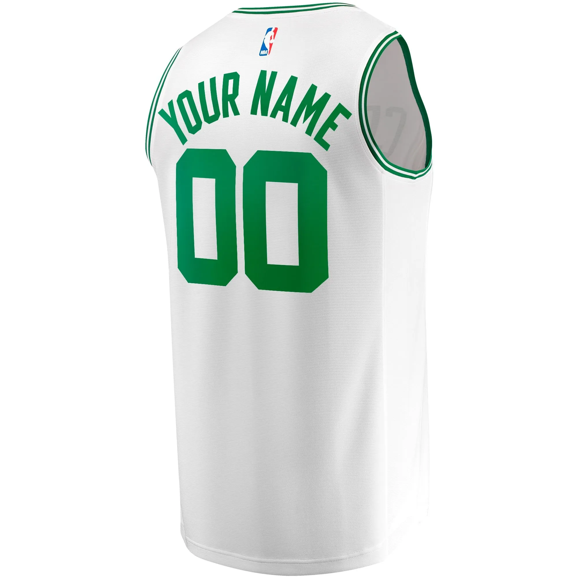 Boston Celtics Fanatics Branded Youth Fast Break Replica Custom Jersey - Association Edition - White