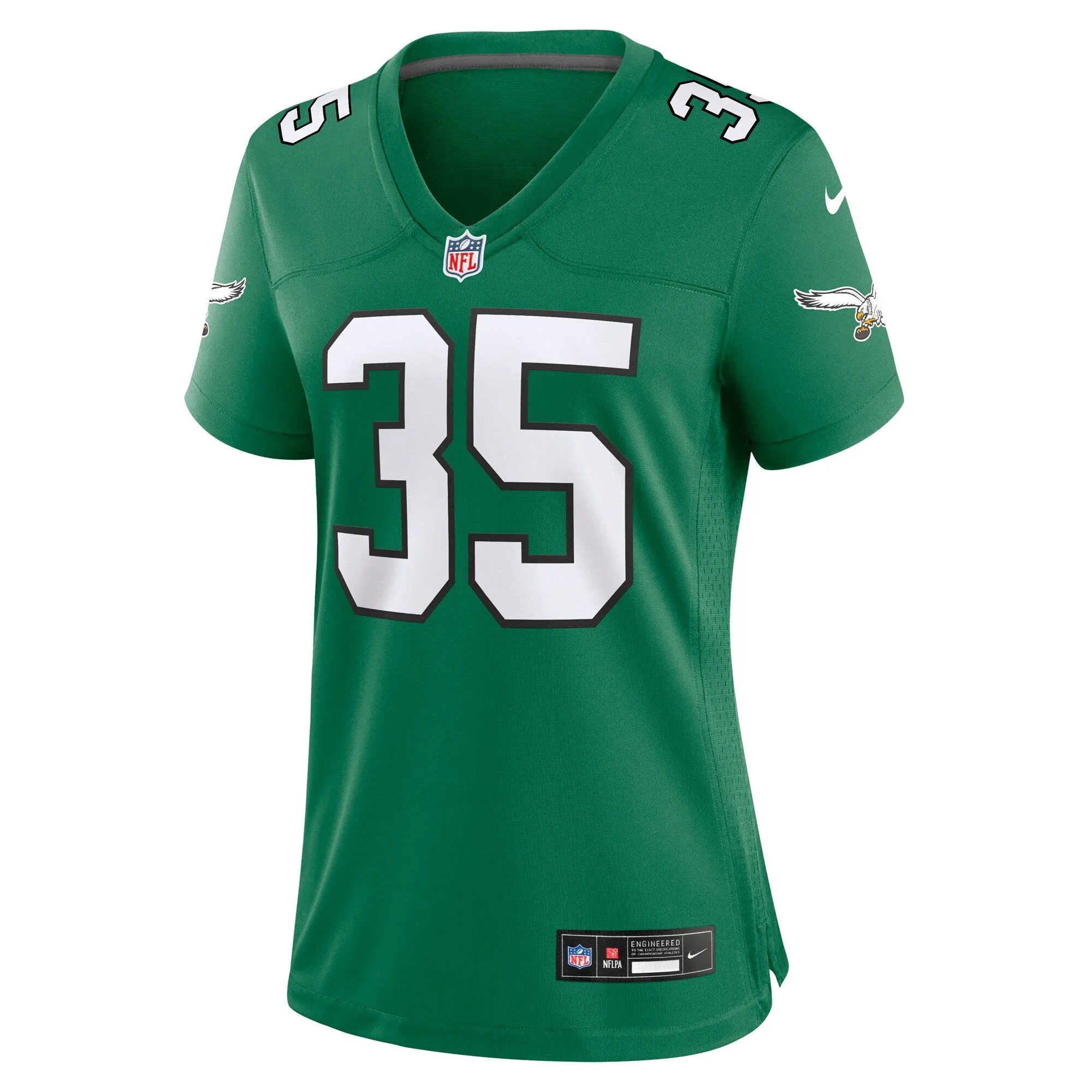 Boston Scott Philadelphia Eagles  Women's Alternate Game Jersey - Kelly Green