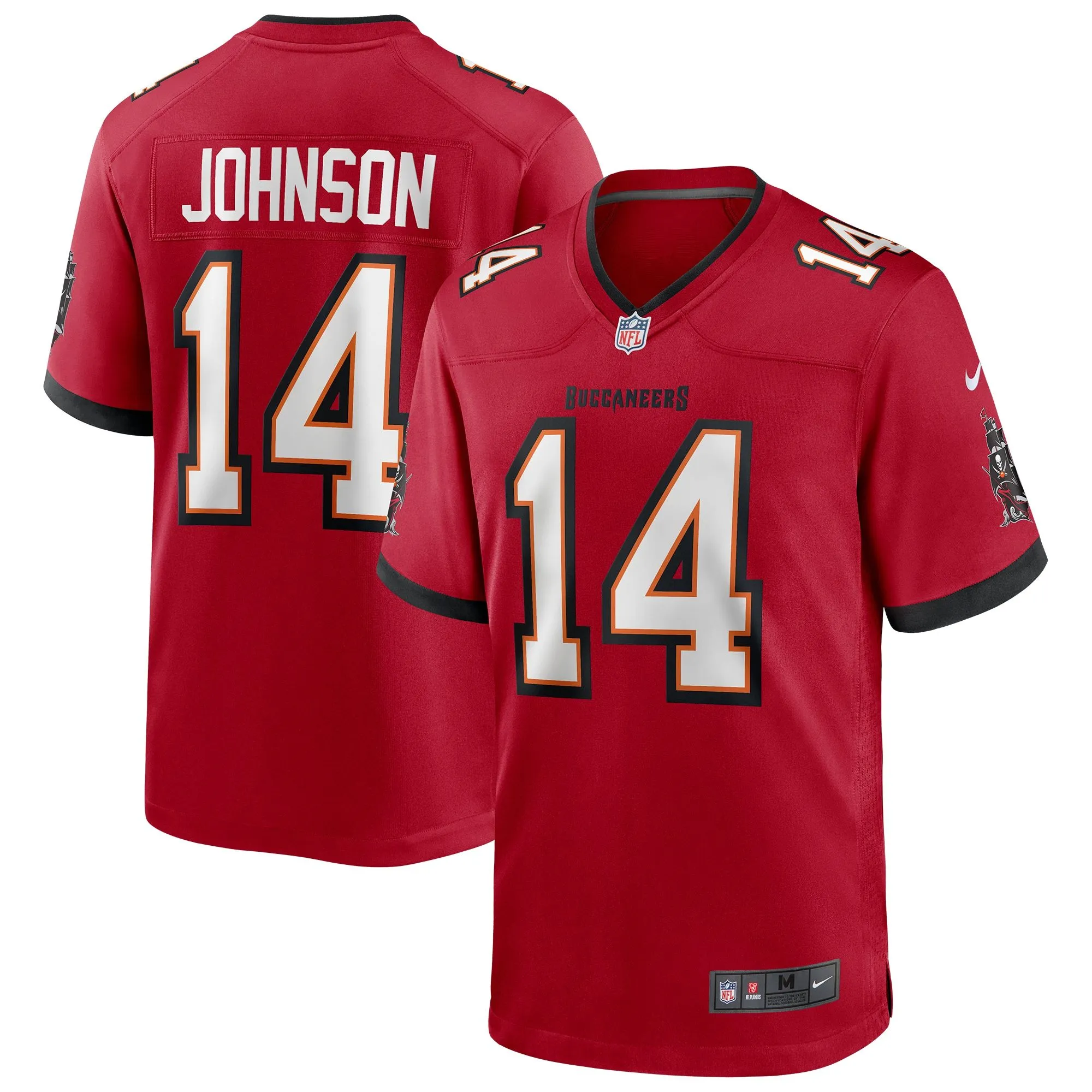 Brad Johnson Tampa Bay Buccaneers  Game Retired Player Jersey - Red