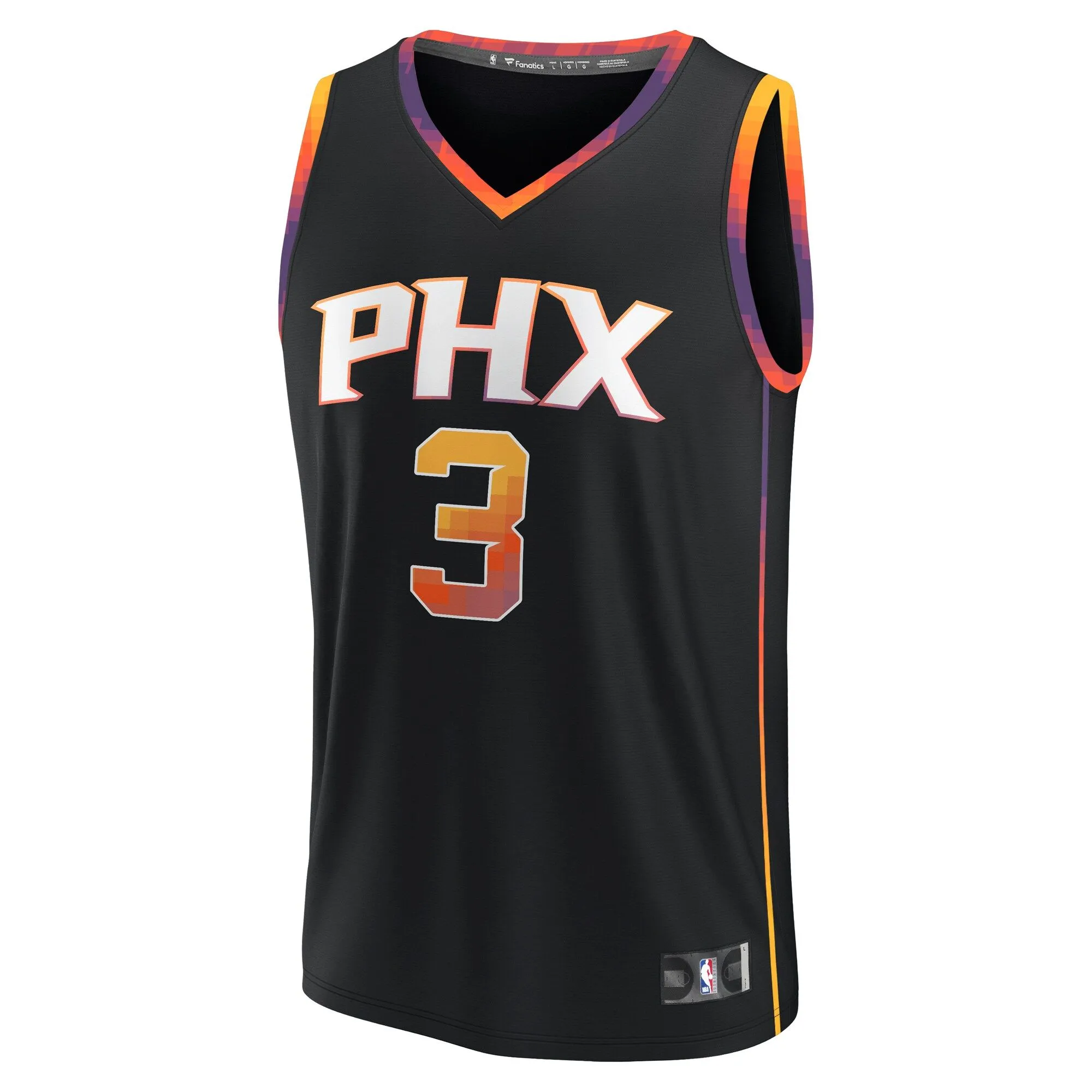 Bradley Beal Phoenix Suns Fanatics Branded Fast Break Player Jersey - Statement Edition - Black