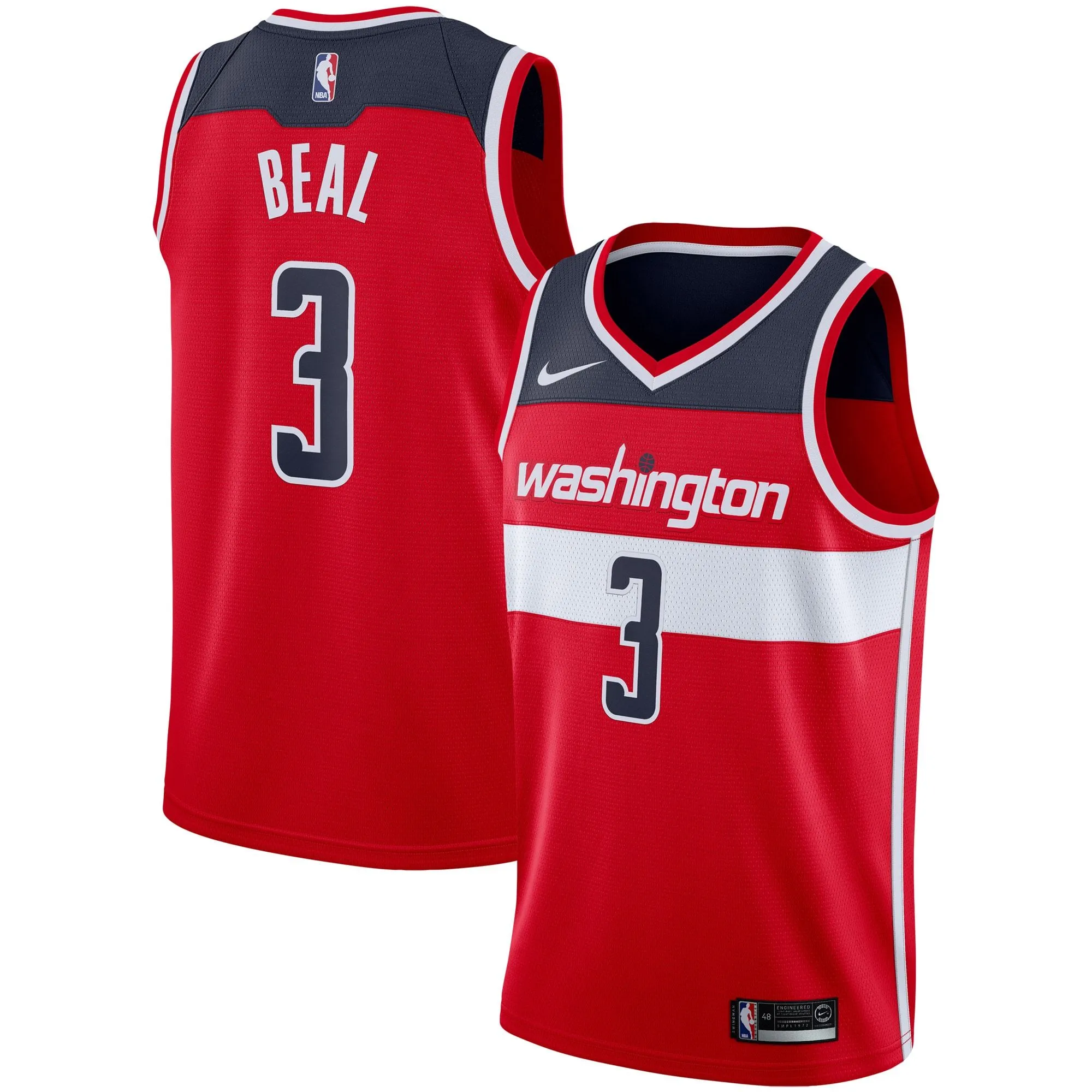 Bradley Beal Washington Wizards  Youth Swingman Jersey - Red