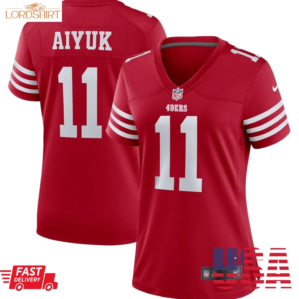 Brandon Aiyuk San Francisco 49Ers  Women's Player Jersey   Scarlet