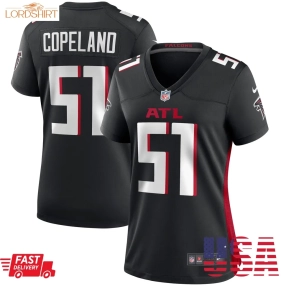 Brandon Copeland Atlanta Falcons  Women's Game Player Jersey   Black