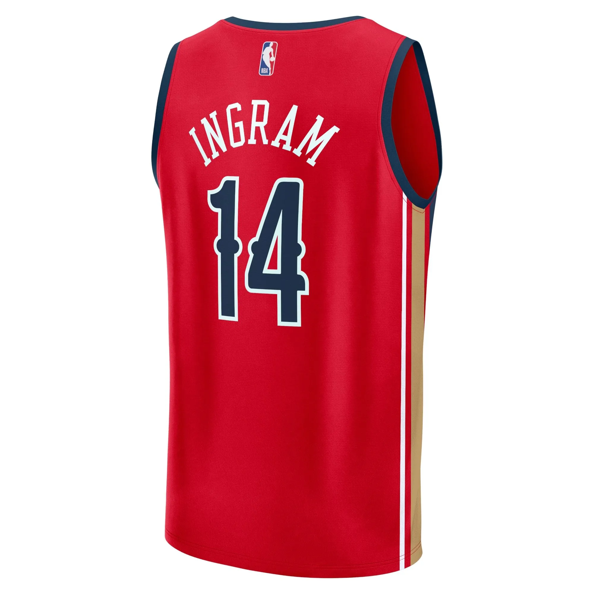 Brandon Ingram New Orleans Pelicans Fanatics Branded Fast Break Replica Player Jersey - Statement Edition - Red