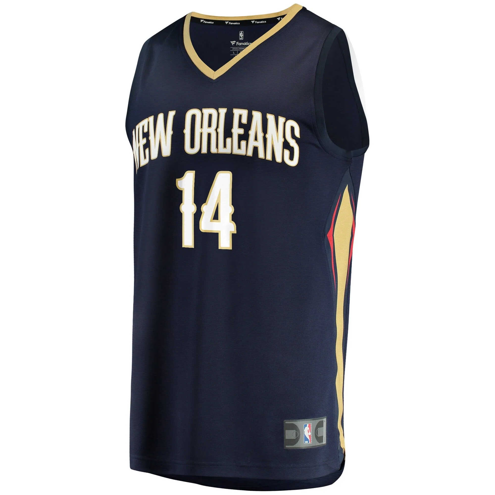 Brandon Ingram New Orleans Pelicans Fanatics Branded Youth Fast Break Replica Jersey Navy - Icon Edition