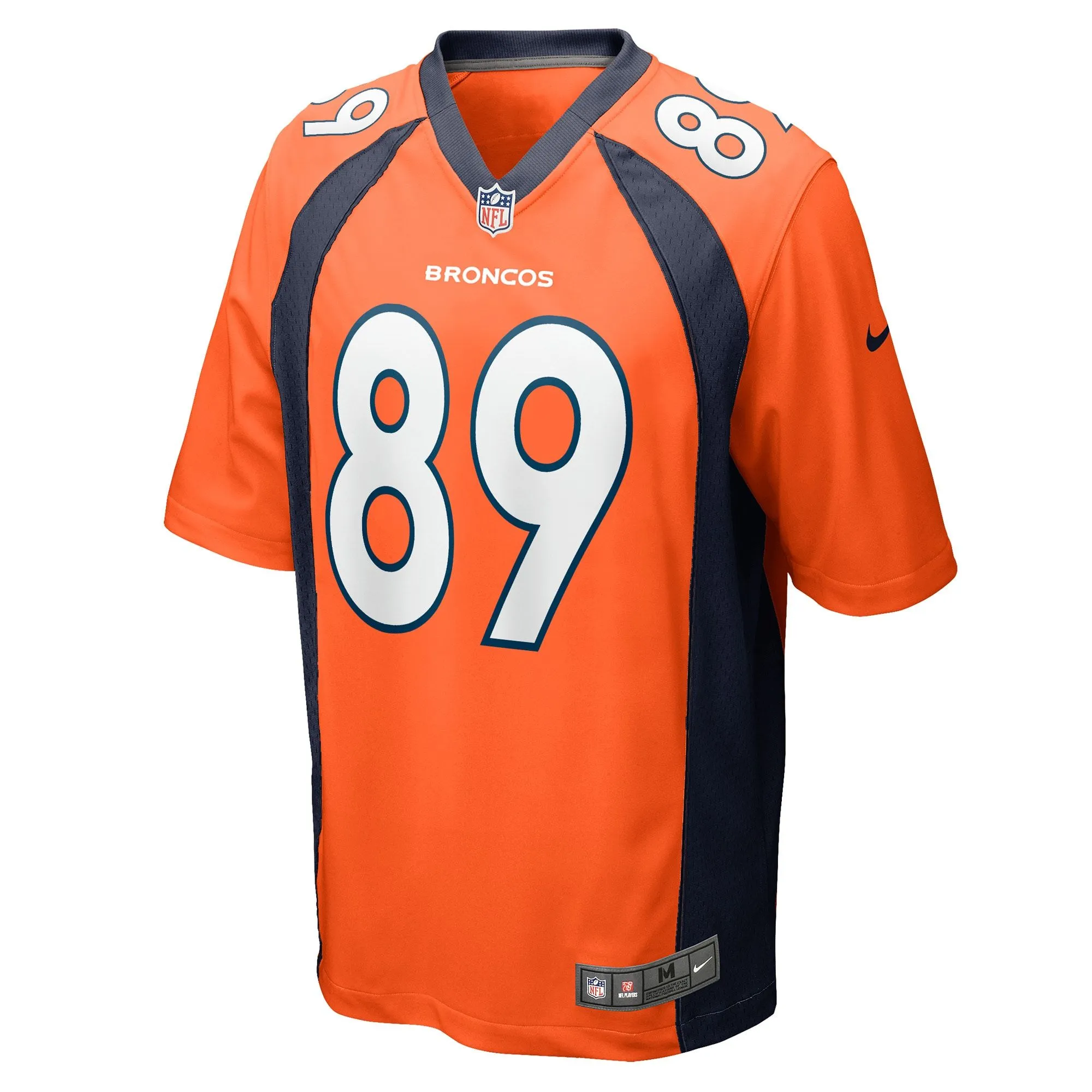 Brandon Johnson Denver Broncos  Game Player Jersey - Orange