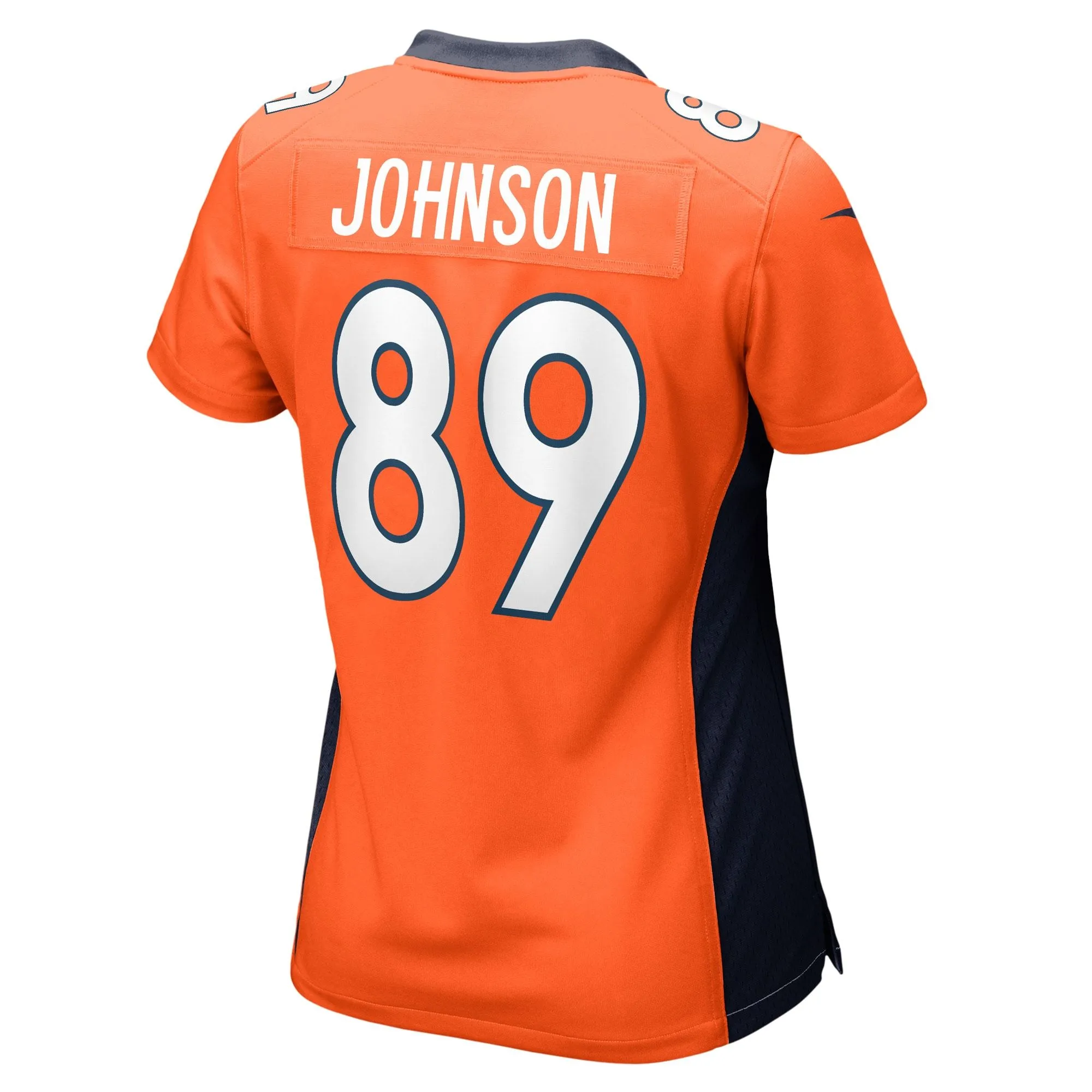 Brandon Johnson Denver Broncos  Women's Game Player Jersey - Orange