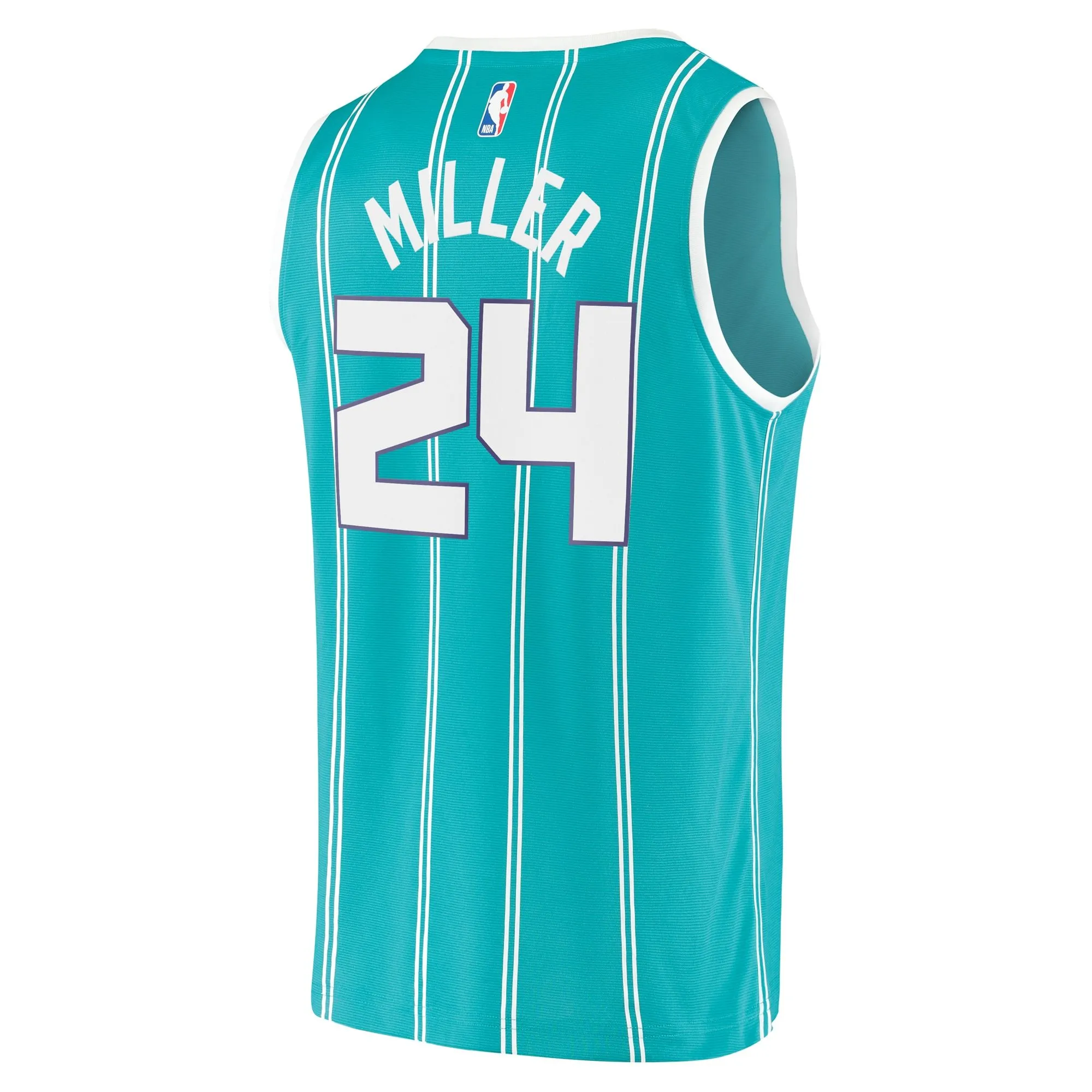 Brandon Miller Charlotte Hornets Fanatics Branded  Fast Break Replica Jersey - Icon Edition - Teal