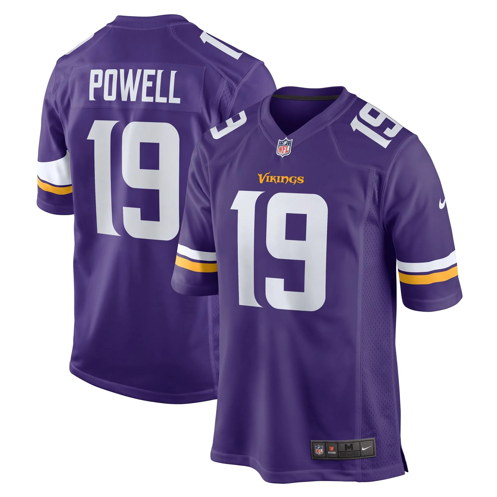 Brandon Powell Minnesota Vikings  Game Jersey - Purple