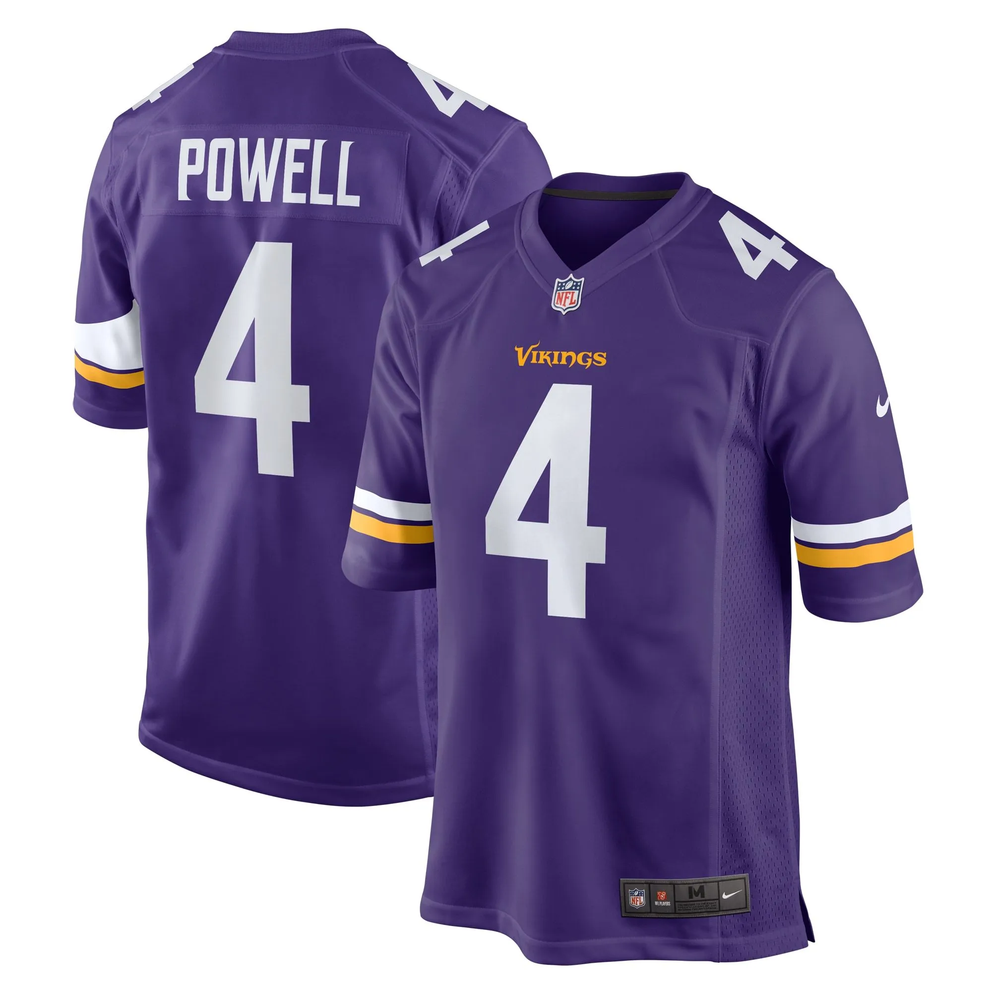 Brandon Powell Minnesota Vikings   Game Jersey -  Purple