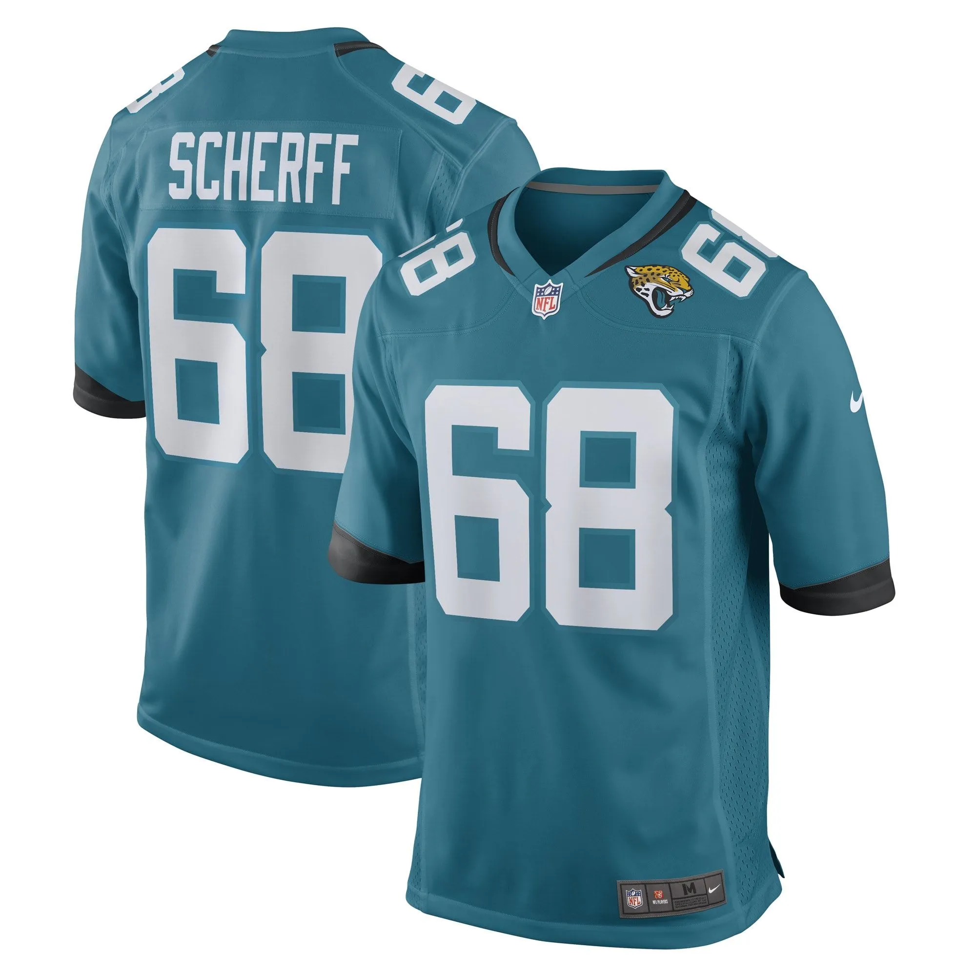 Brandon Scherff Jacksonville Jaguars  Game Player Jersey - Teal