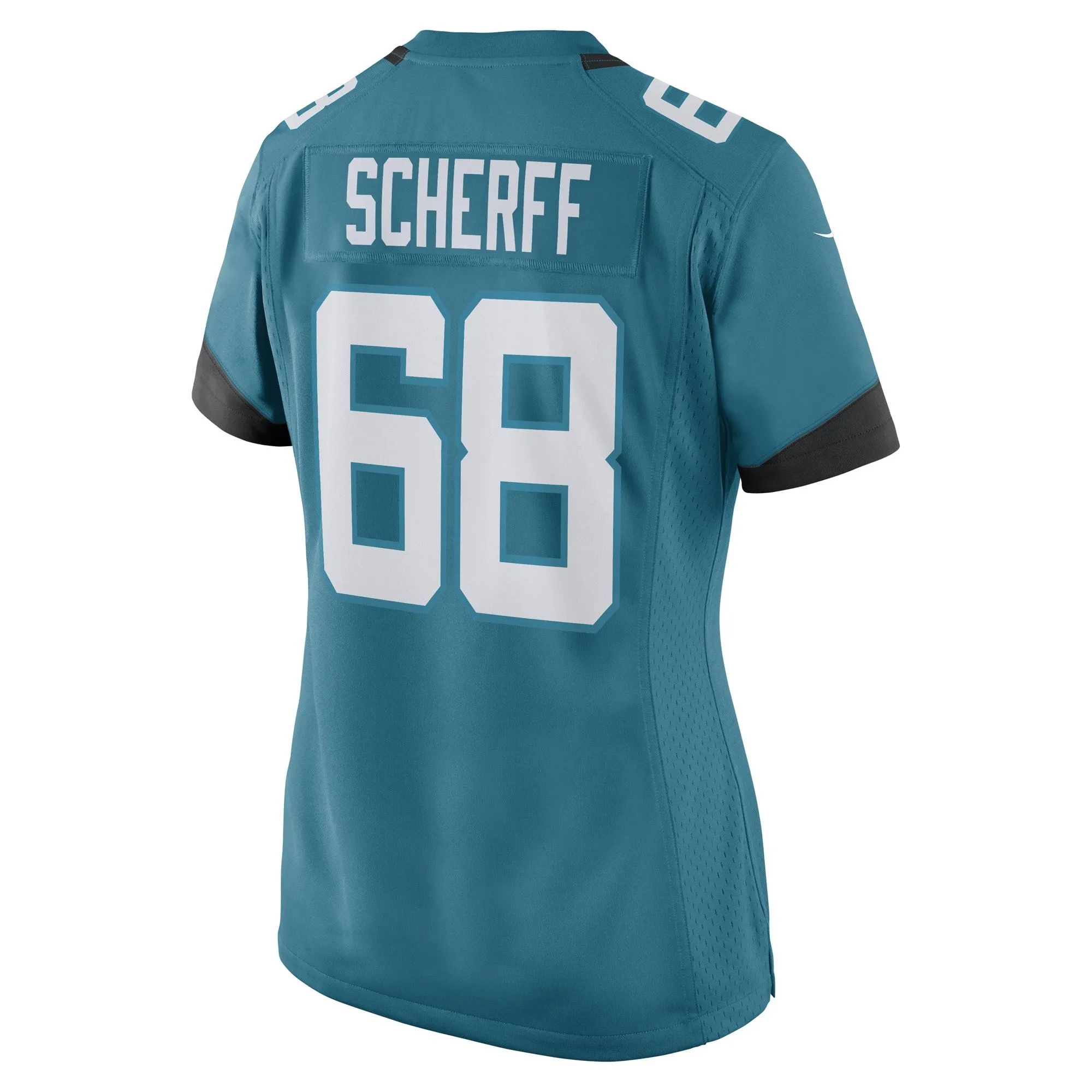 Brandon Scherff Jacksonville Jaguars  Women's Game Player Jersey - Teal