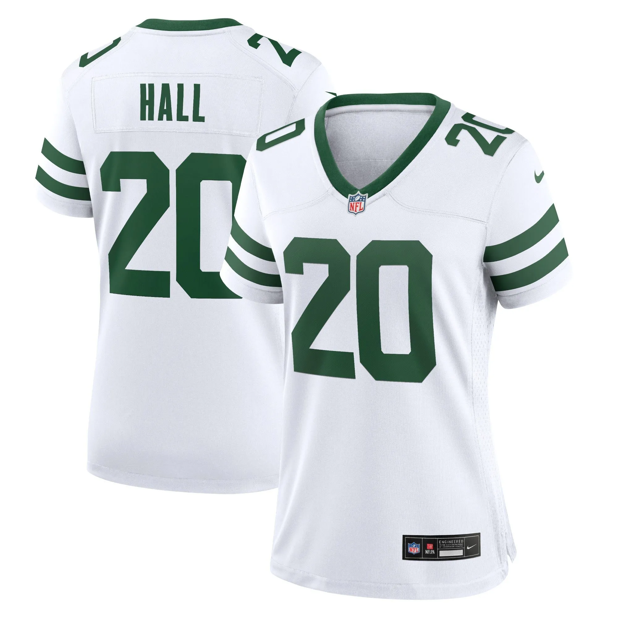 Breece Hall New York Jets  Women's Player Jersey - White