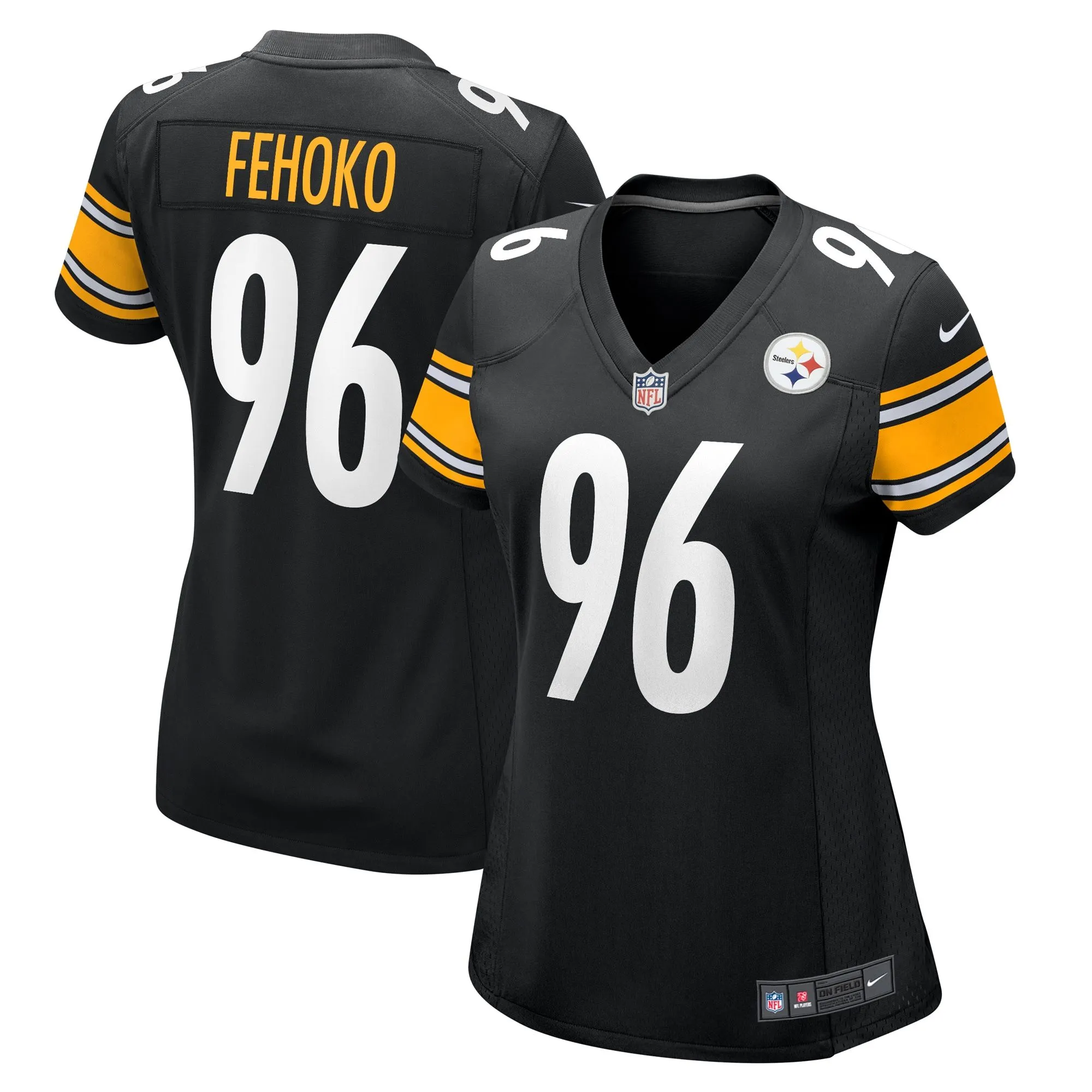 Breiden Fehoko Pittsburgh Steelers  Women's  Game Jersey -  Black