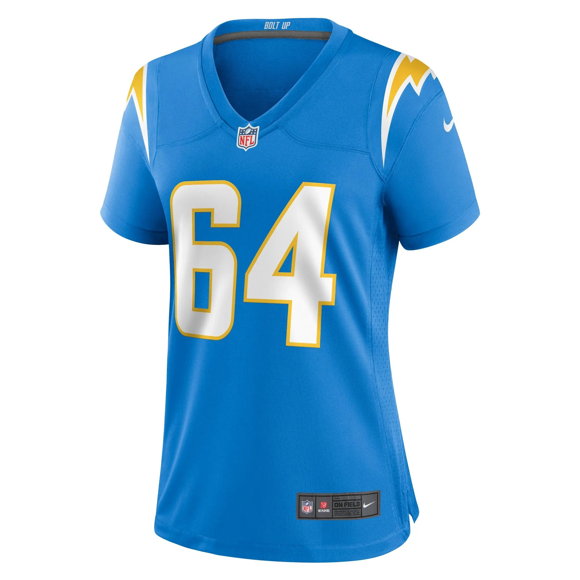 Brenden Jaimes Los Angeles Chargers  Women's Game Jersey - Powder Blue