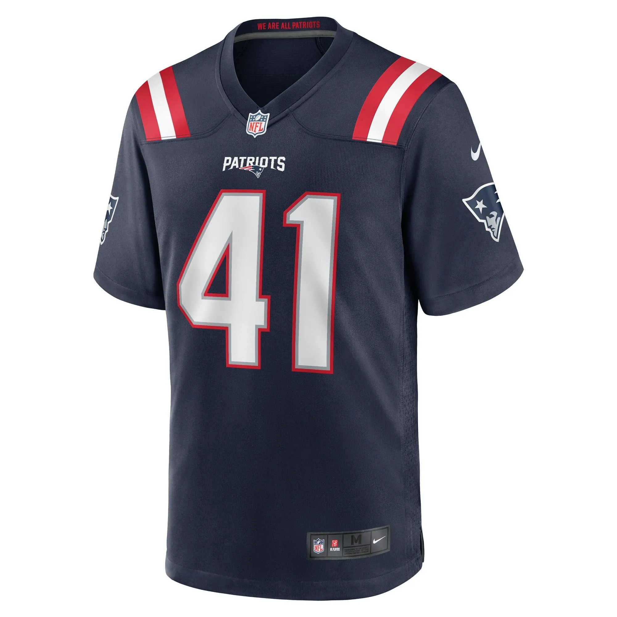 Brenden Schooler New England Patriots  Game Player Jersey - Navy