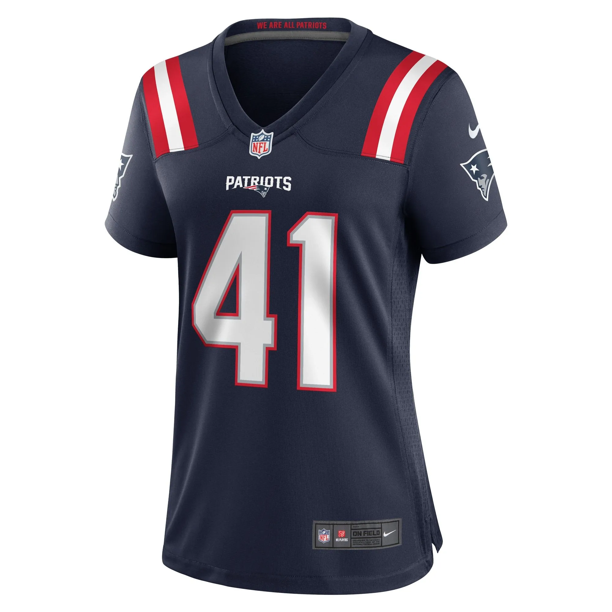 Brenden Schooler New England Patriots  Women's Game Player Jersey - Navy