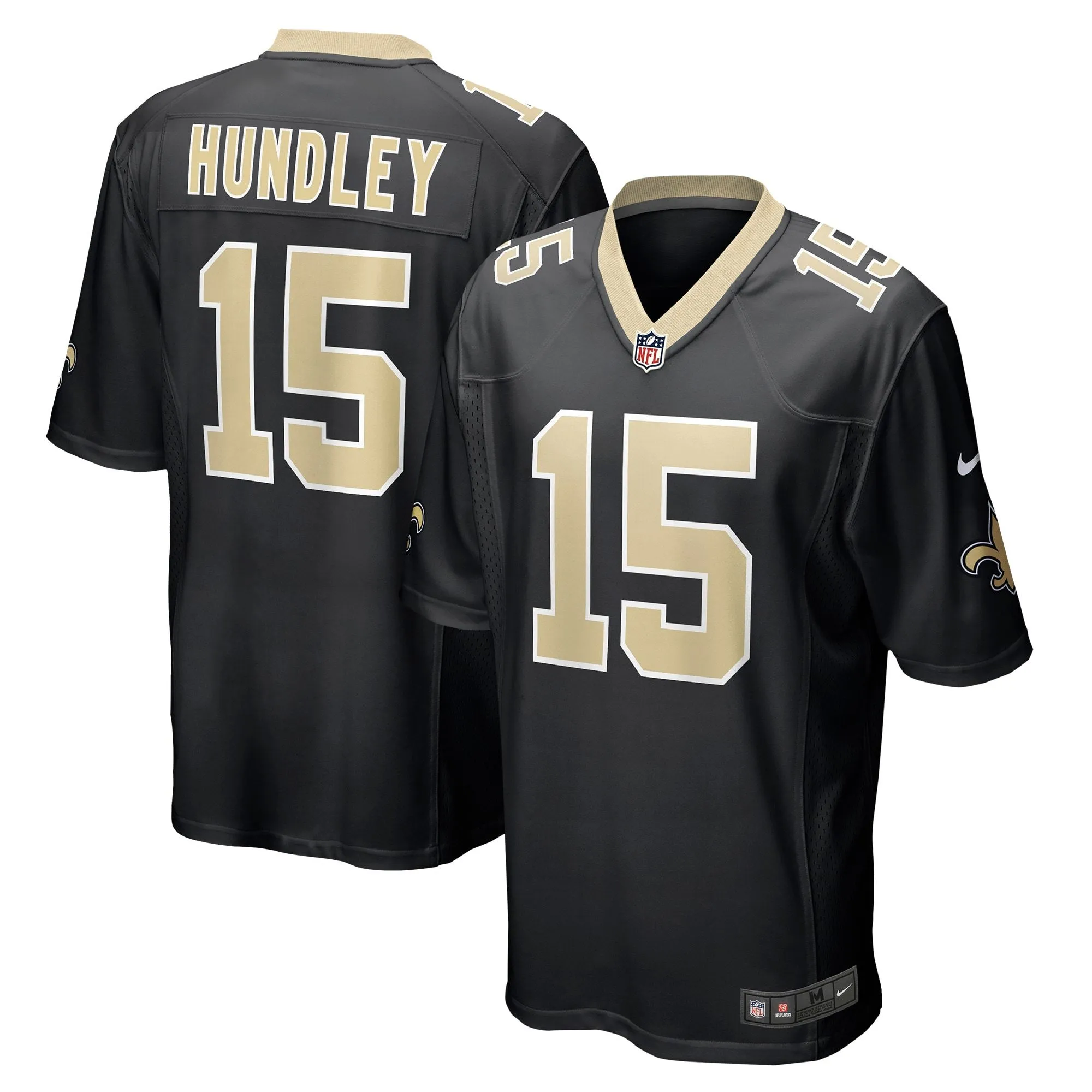 Brett Hundley New Orleans Saints  Game Player Jersey - Black