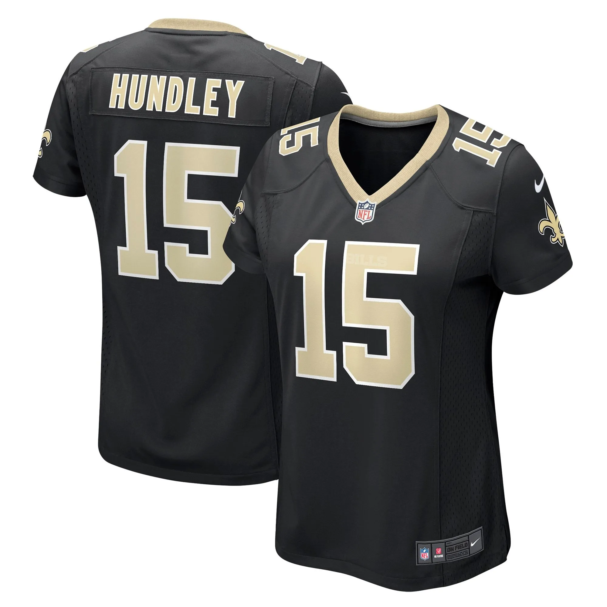 Brett Hundley New Orleans Saints  Women's Game Player Jersey - Black