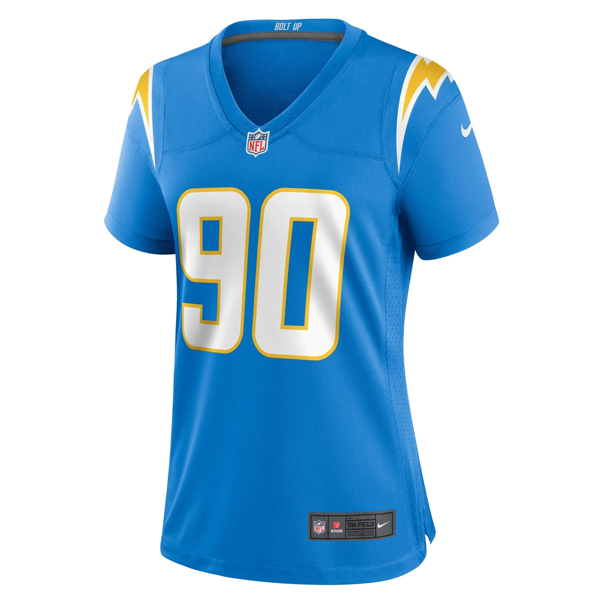 Brevin Allen Los Angeles Chargers  Women's Team Game Jersey -  Powder Blue