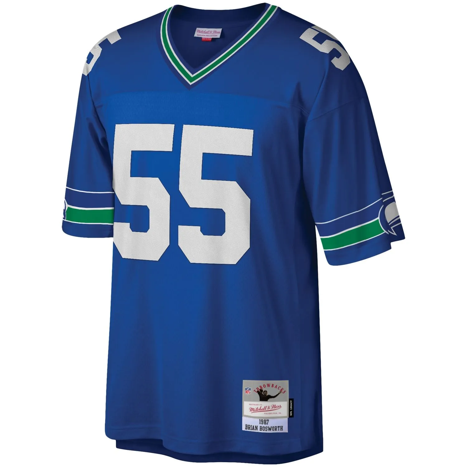 Brian Bosworth Seattle Seahawks Mitchell & Ness Legacy Replica Jersey - Royal