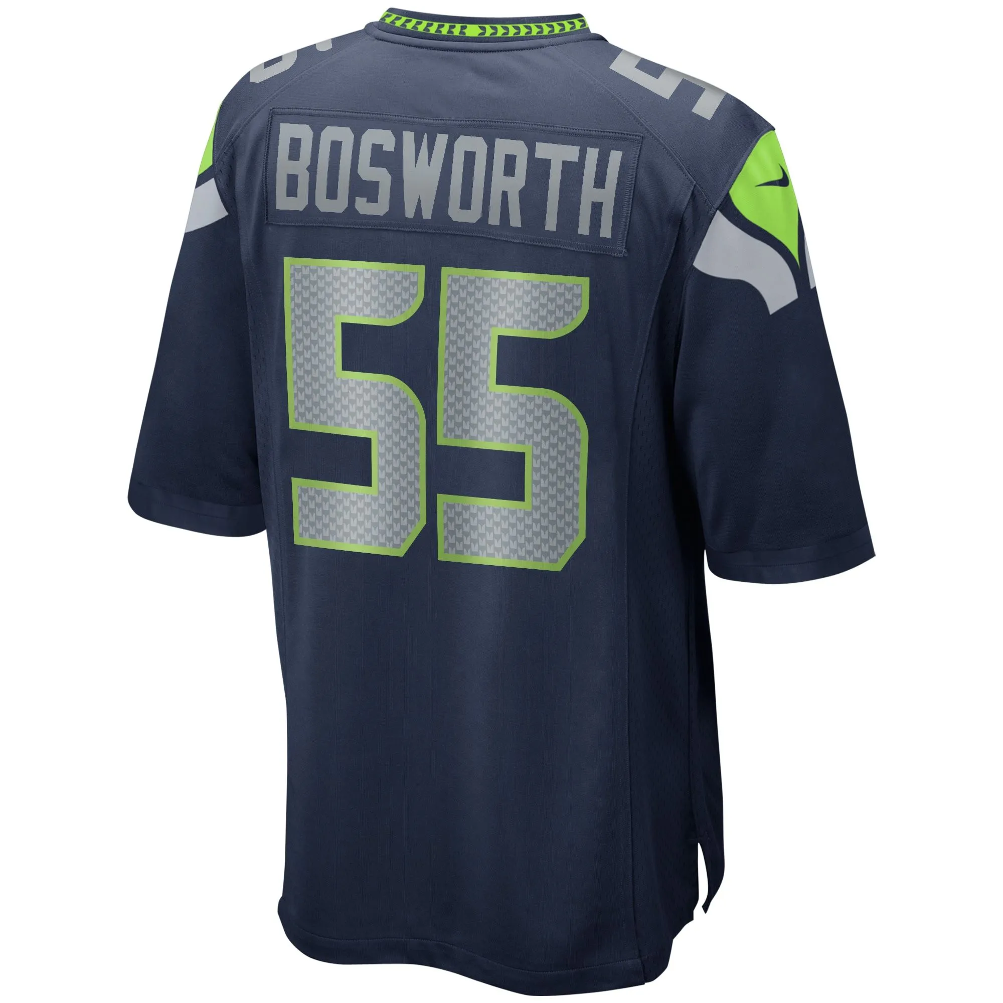 Brian Bosworth Seattle Seahawks  Game Retired Player Jersey - College Navy