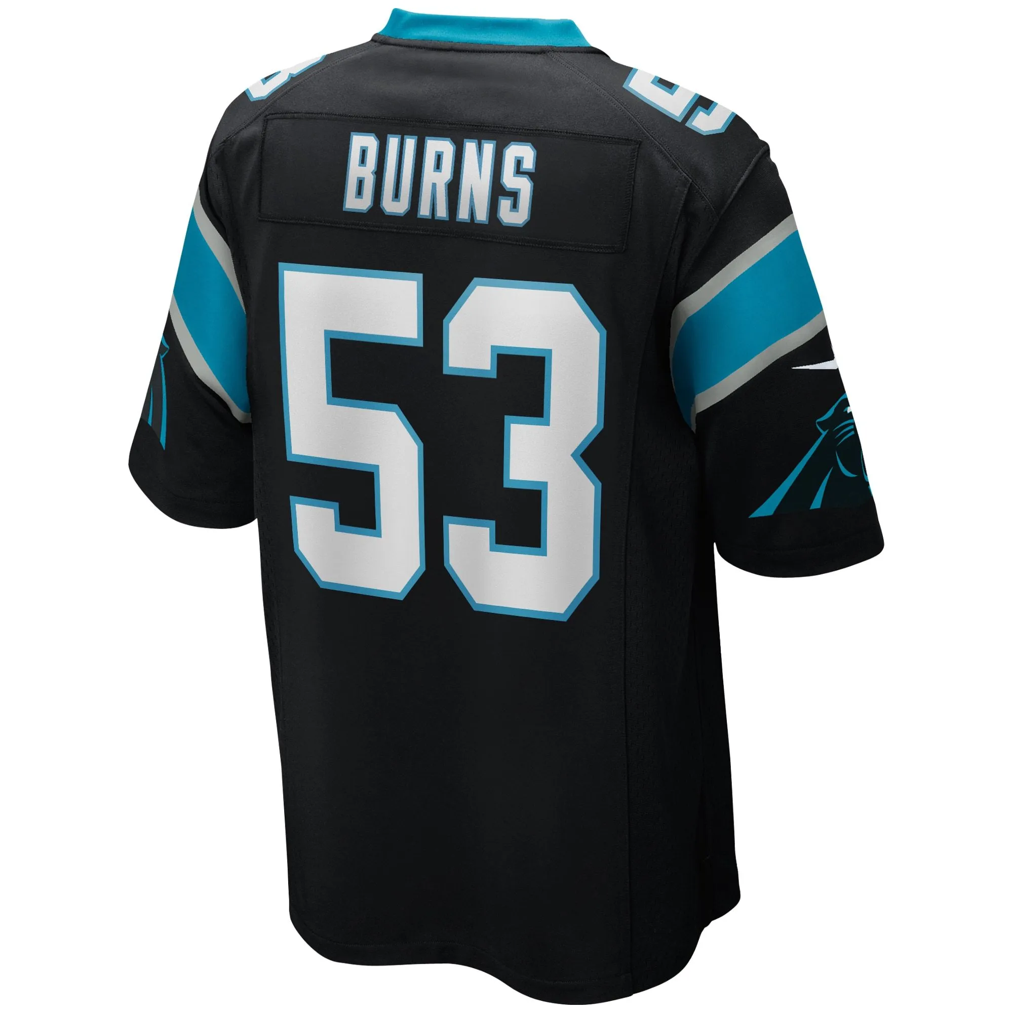 Brian Burns Carolina Panthers  Game Jersey - Black