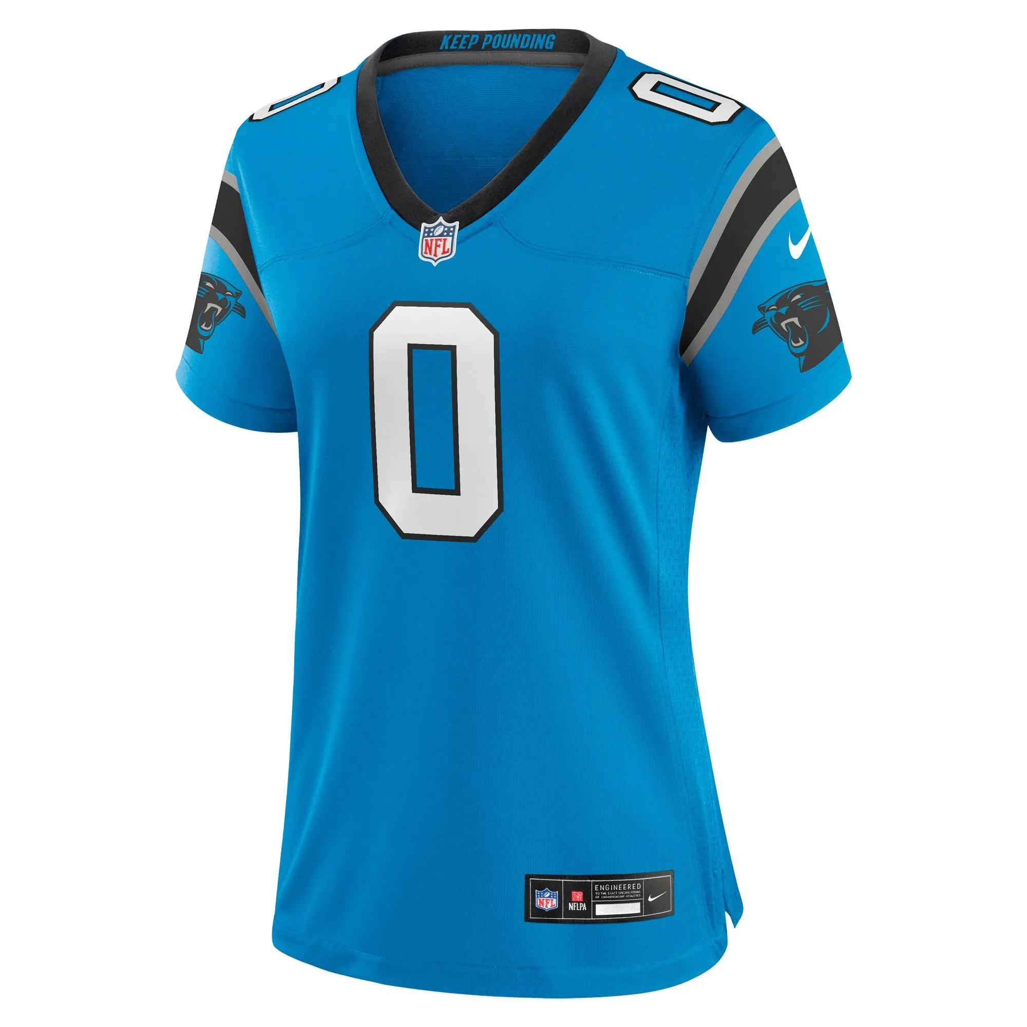 Brian Burns Carolina Panthers  Women's Alternate Game Jersey - Blue