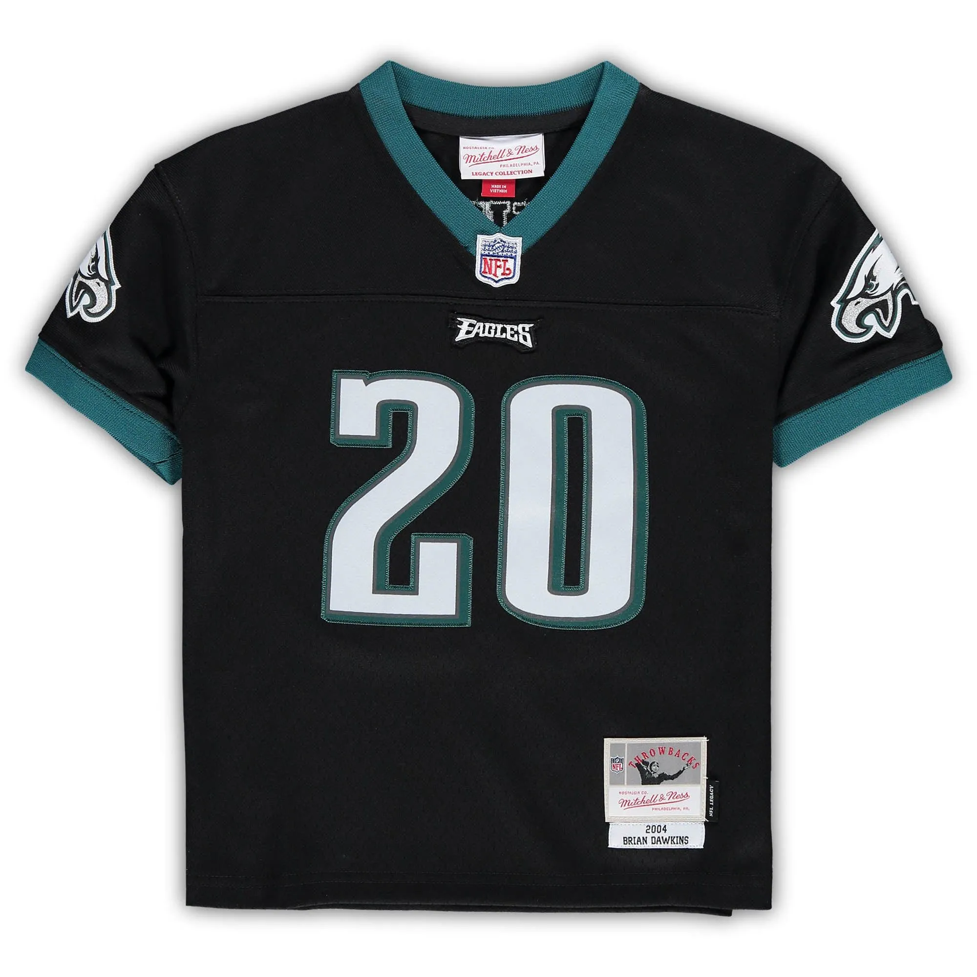 Brian Dawkins Philadelphia Eagles Mitchell & Ness Infant 2004 Retired Legacy Jersey - Black