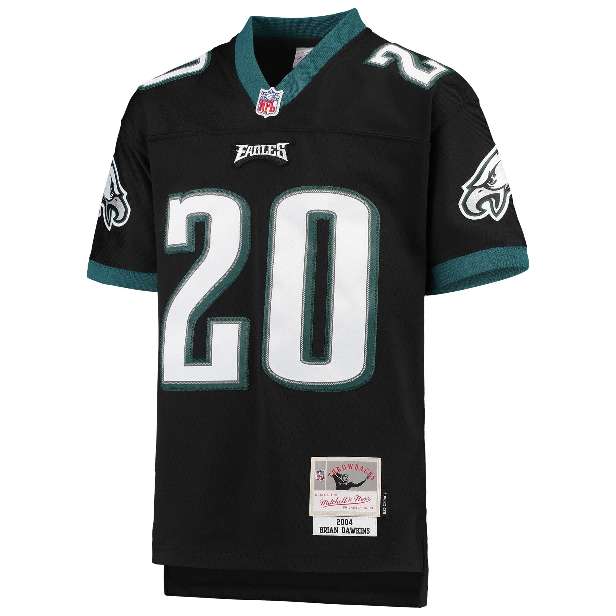 Brian Dawkins Philadelphia Eagles Mitchell & Ness Youth 2004 Legacy Retired Player Jersey - Black