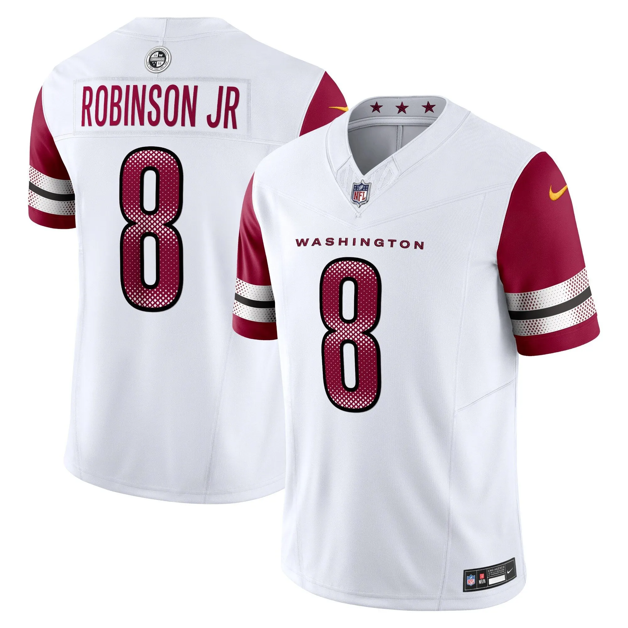 Brian Robinson Jr. Washington Commanders  Vapor F.U.S.E. Limited Jersey - White