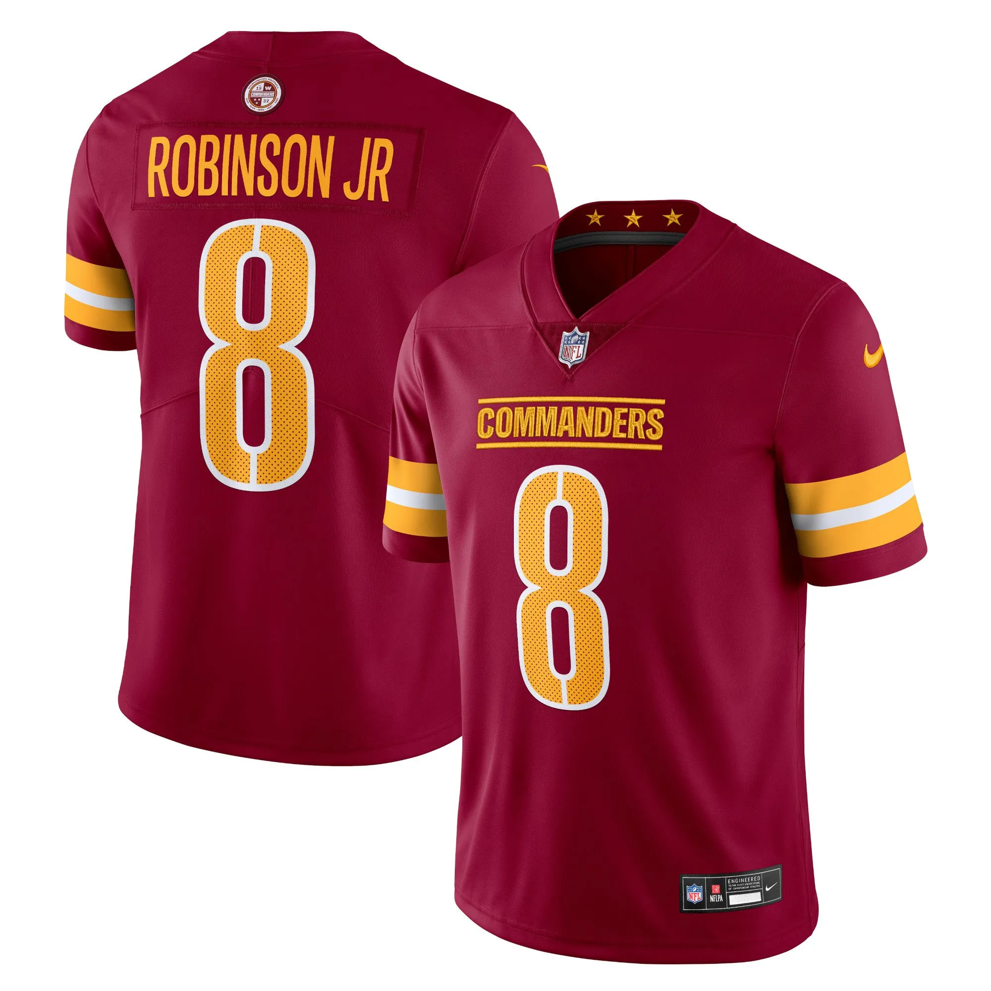 Brian Robinson Jr. Washington Commanders   Vapor Untouchable Limited Jersey - Burgundy