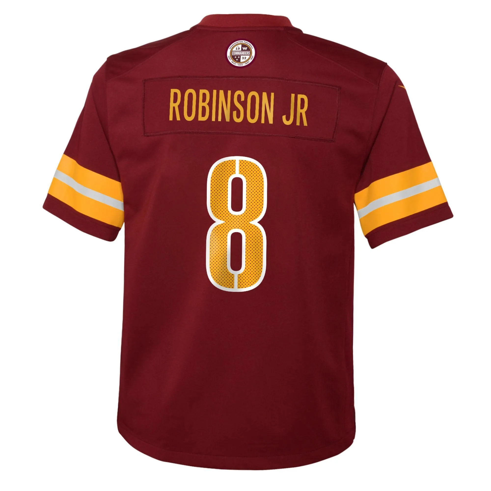 Brian Robinson Jr. Washington Commanders  Youth Game Jersey - Burgundy